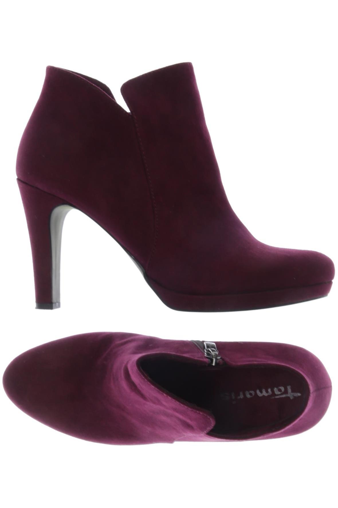 

Tamaris Damen Stiefelette, bordeaux, Gr. 40