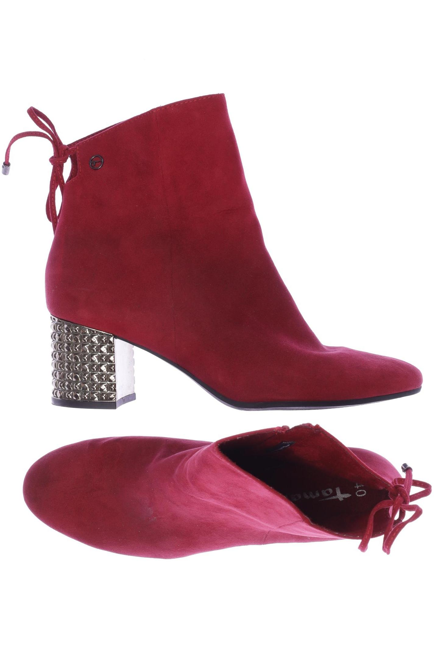 

Tamaris Damen Stiefelette, rot, Gr. 40