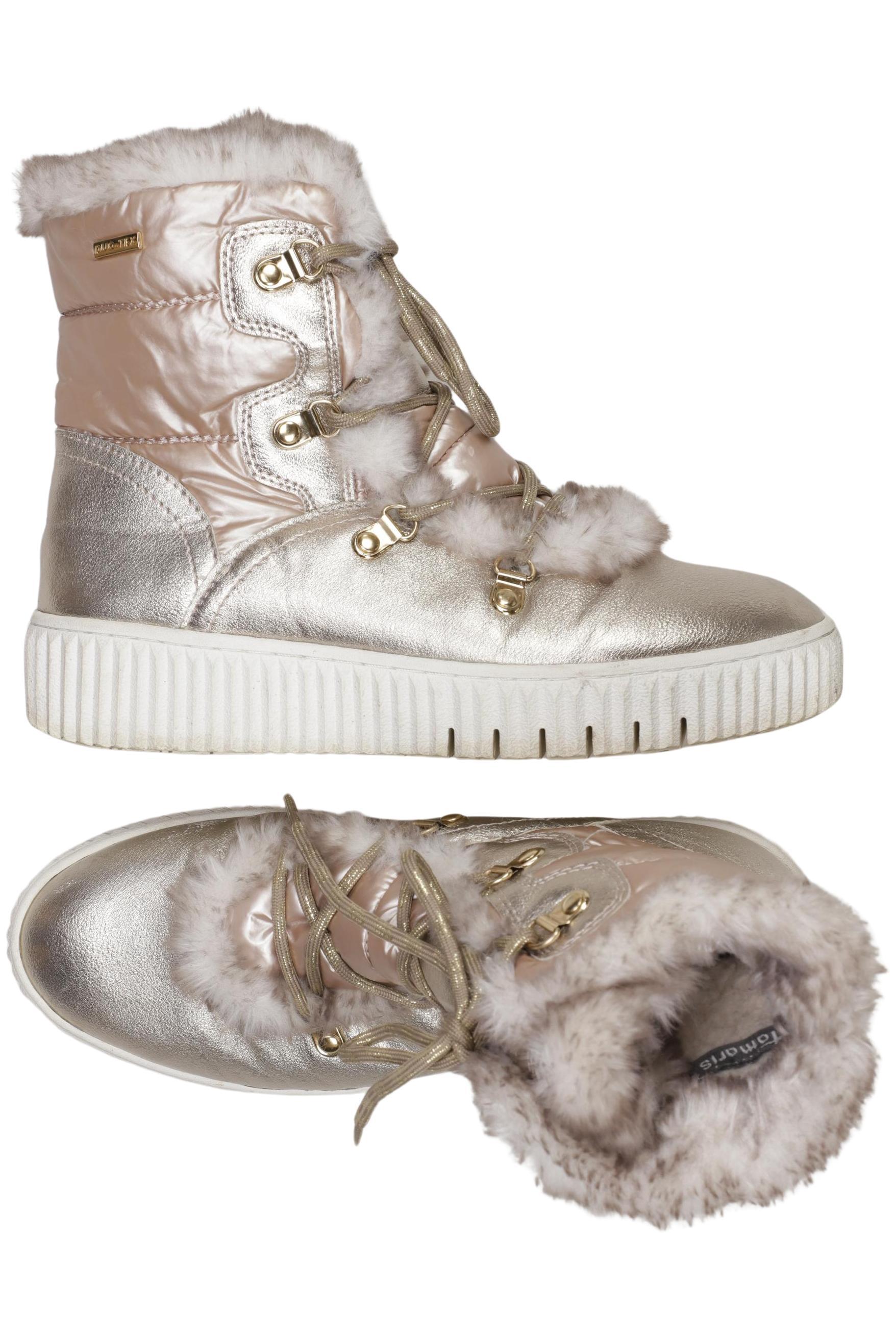 

Tamaris Damen Stiefelette, silber, Gr. 38