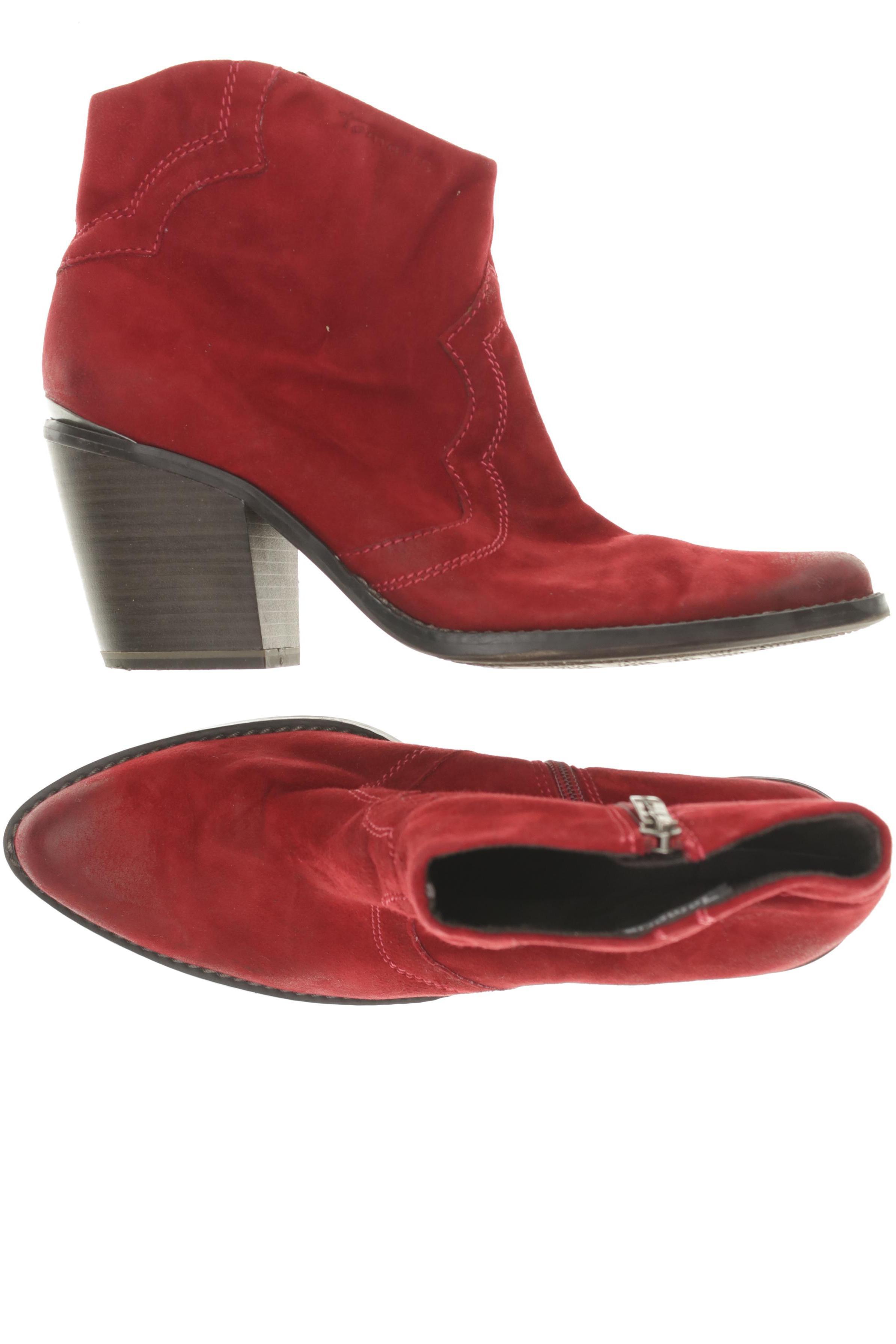 

Tamaris Damen Stiefelette, rot, Gr. 40