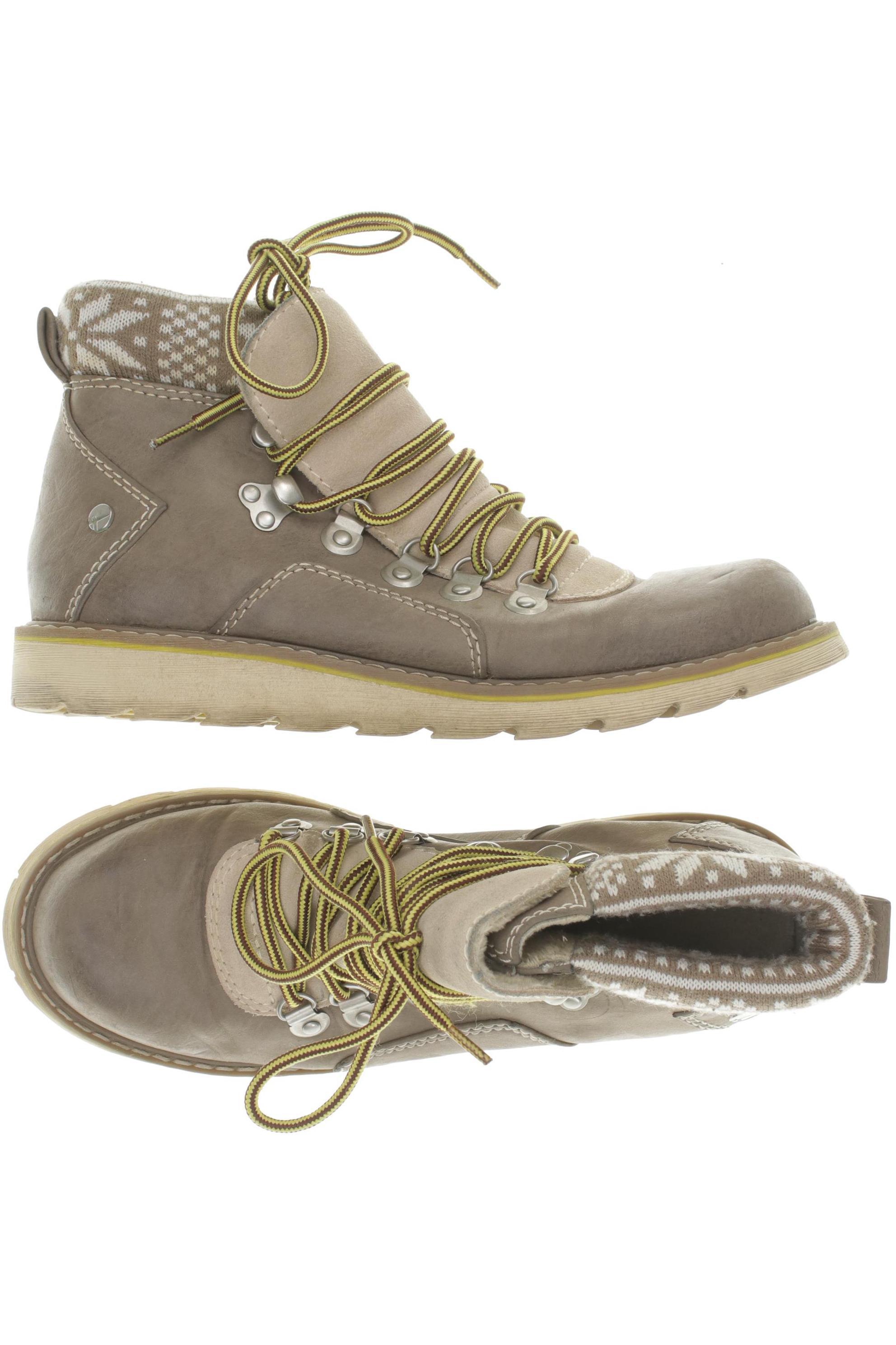 

Tamaris Damen Stiefelette, beige, Gr. 38