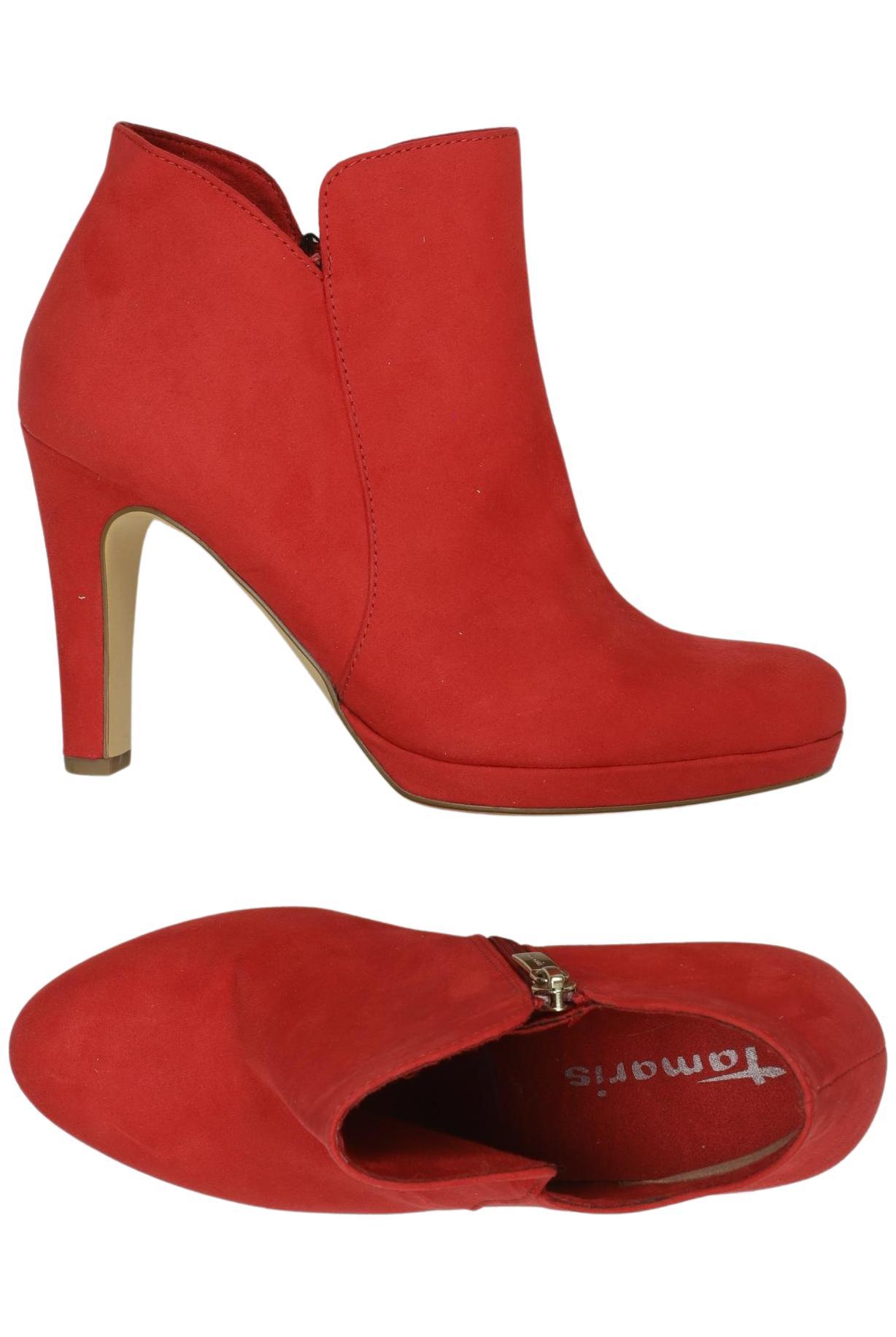 

Tamaris Damen Stiefelette, rot, Gr. 38