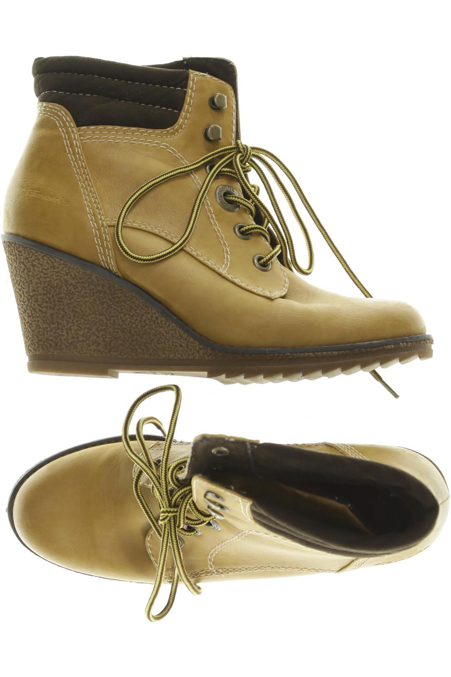 

Tamaris Damen Stiefelette, beige, Gr. 39
