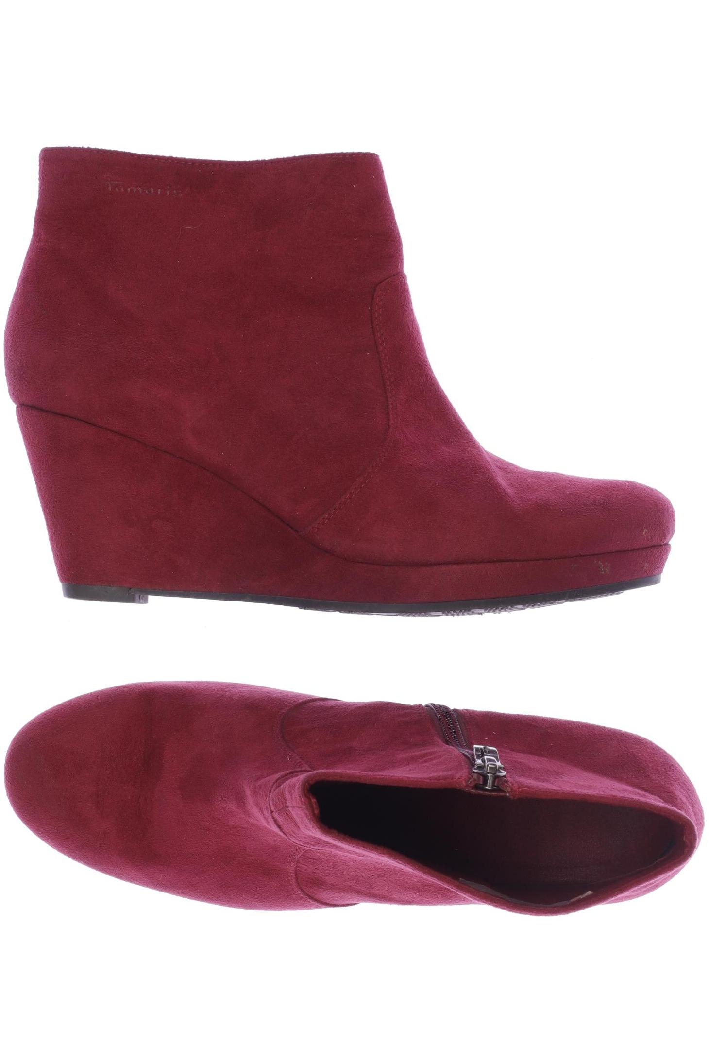 

Tamaris Damen Stiefelette, rot, Gr. 39