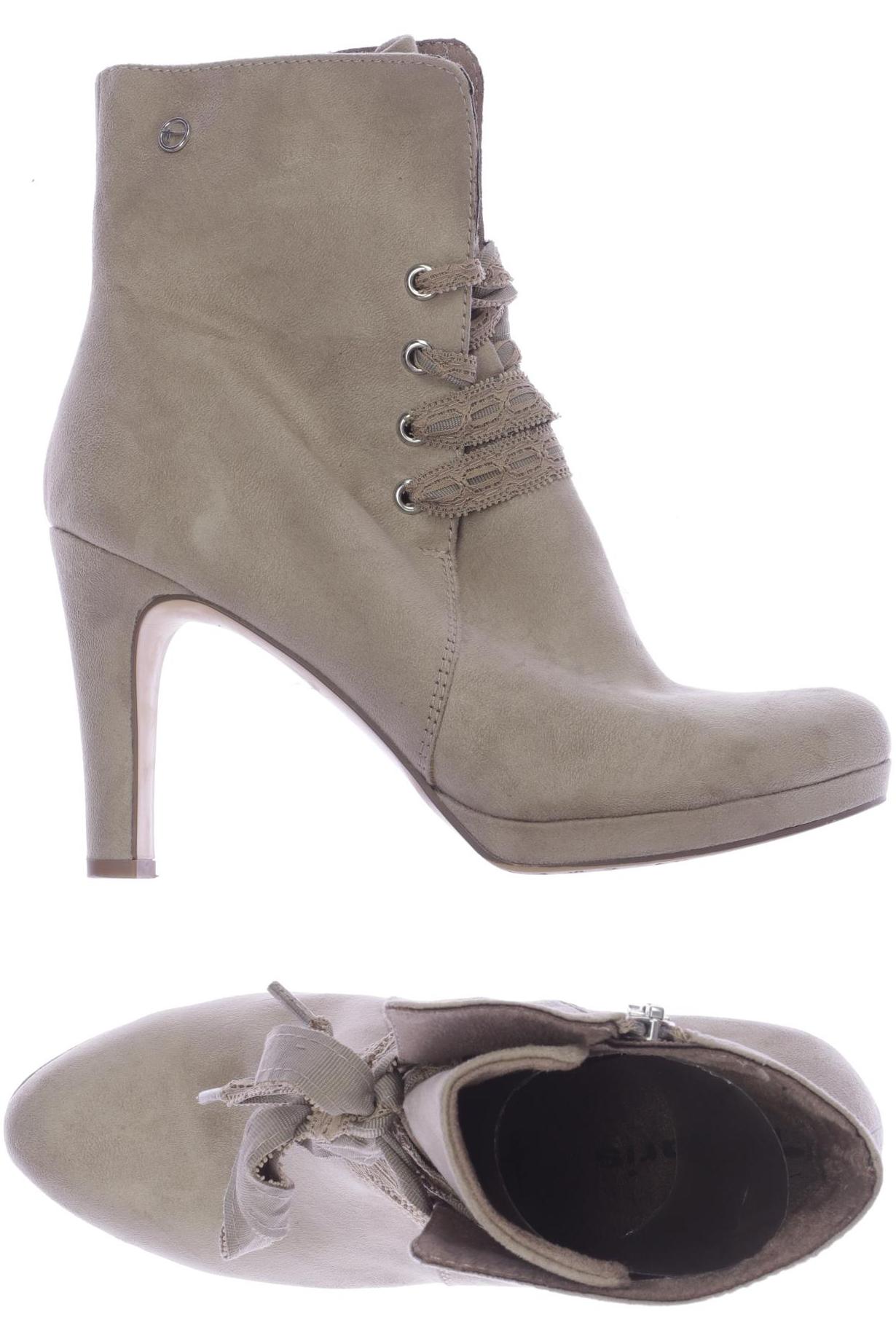 

Tamaris Damen Stiefelette, beige, Gr. 39