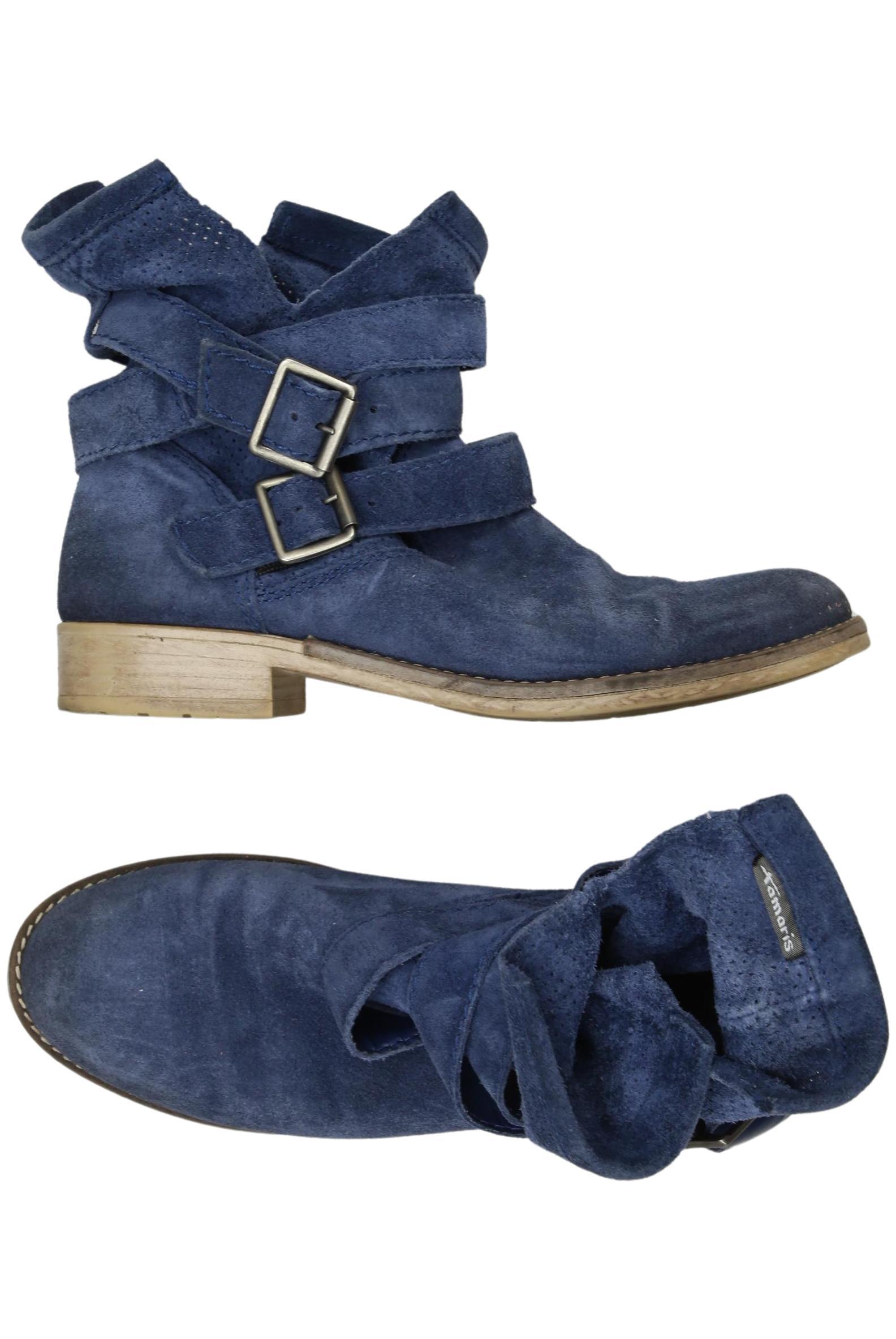 

Tamaris Damen Stiefelette, blau, Gr. 38