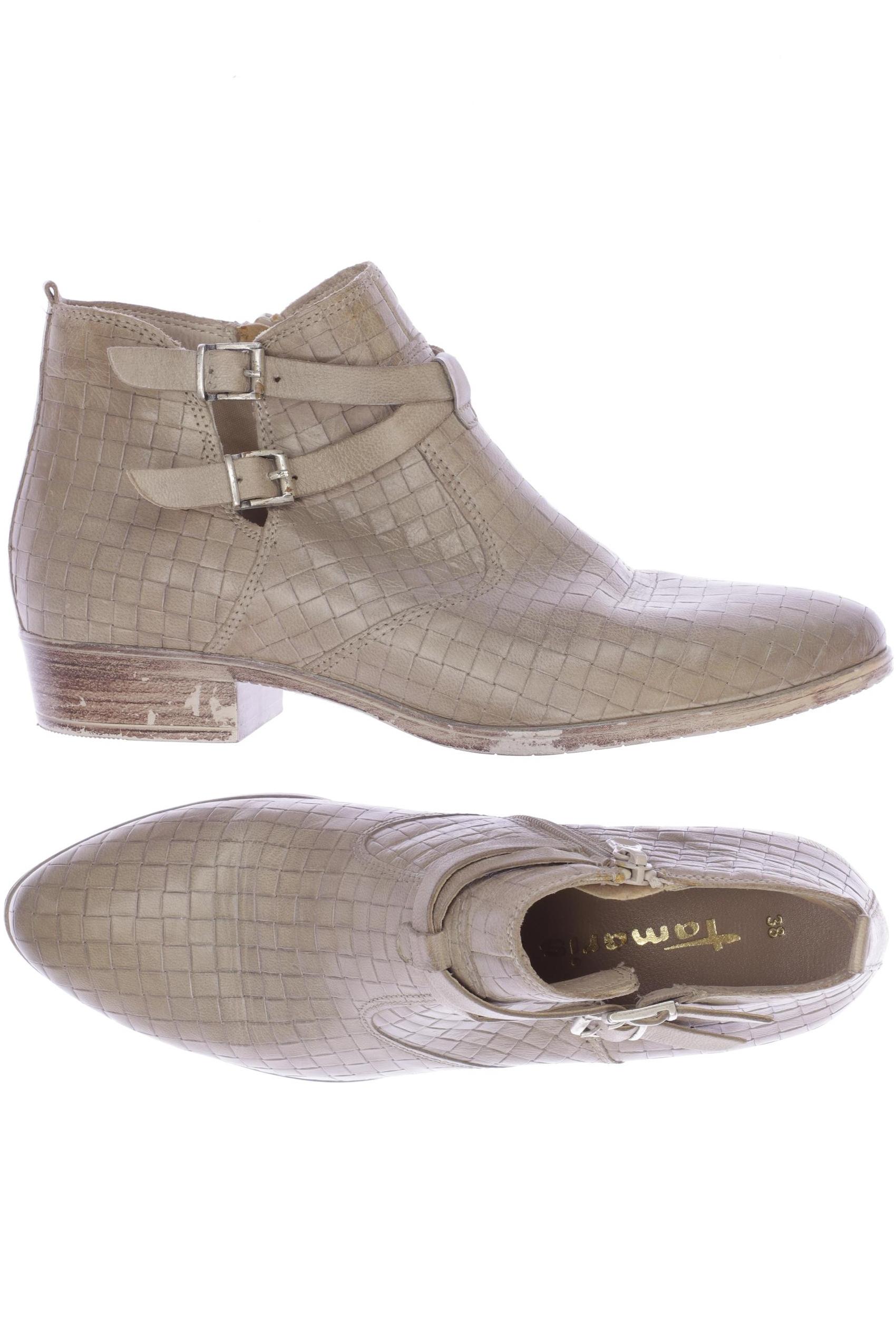 

Tamaris Damen Stiefelette, beige, Gr. 38
