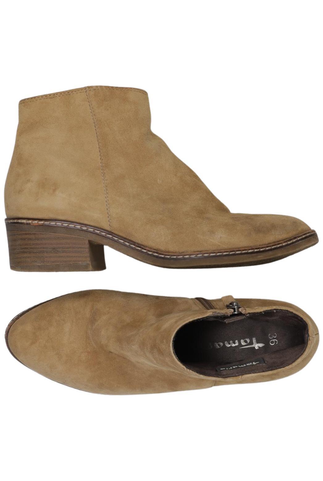 

Tamaris Damen Stiefelette, beige, Gr. 36