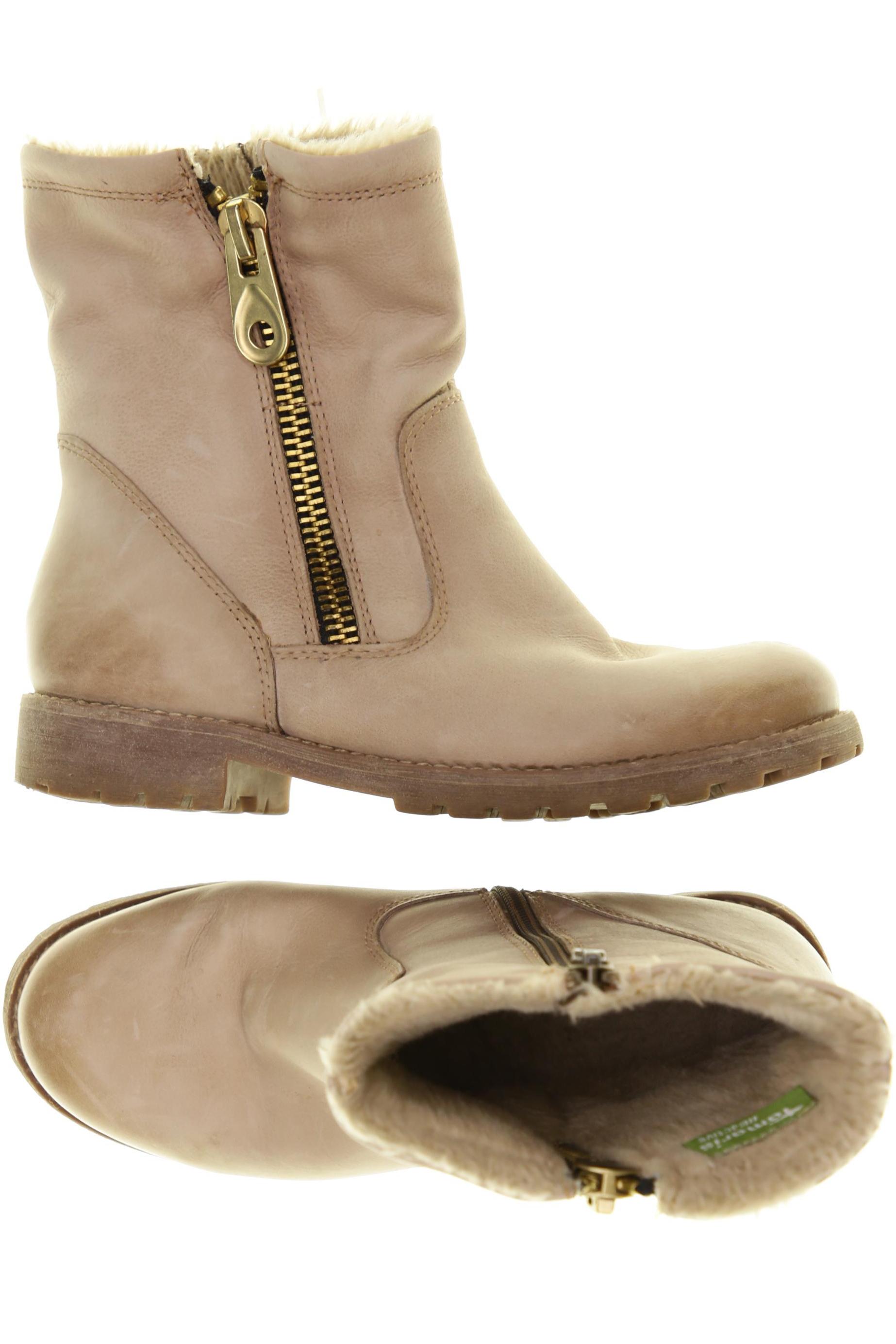 

Tamaris Damen Stiefelette, beige, Gr. 36