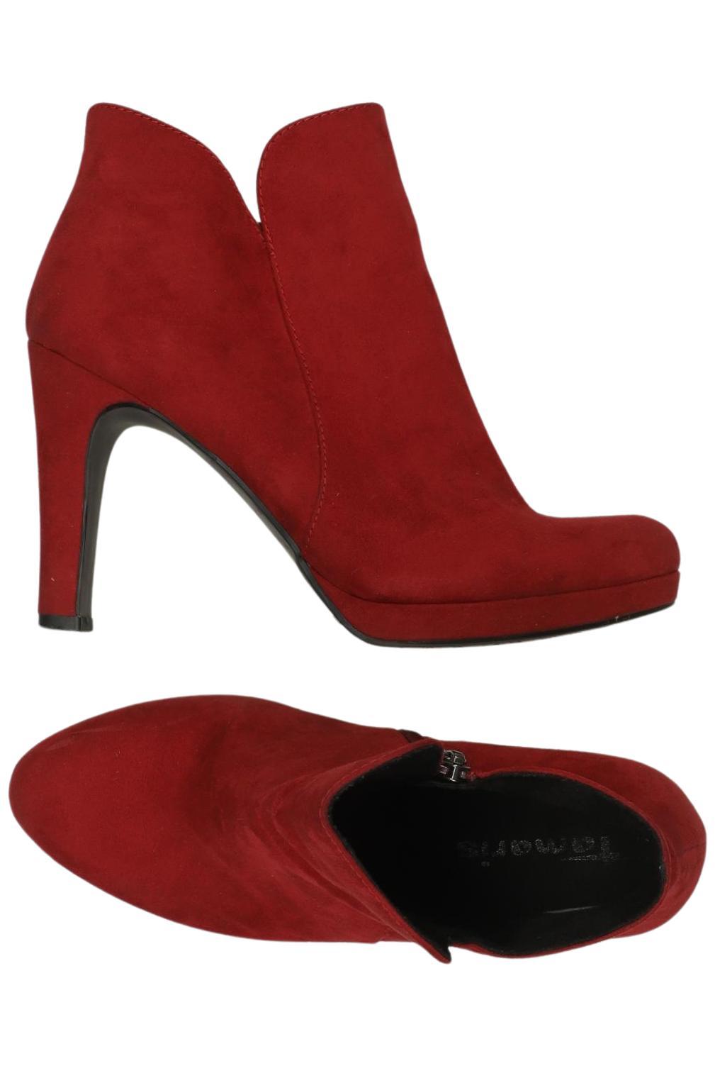 

Tamaris Damen Stiefelette, rot, Gr. 38