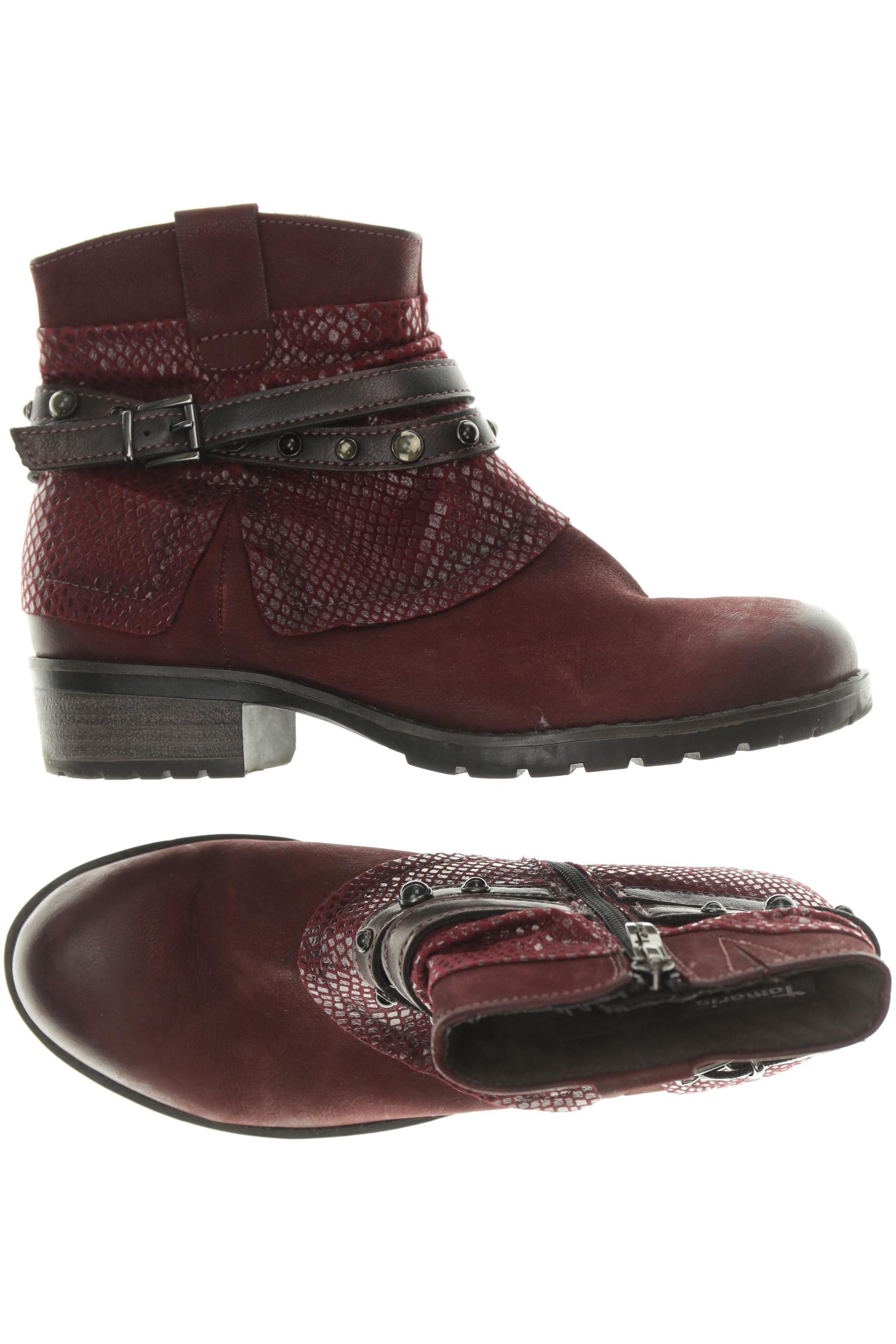 

Tamaris Damen Stiefelette, rot, Gr. 37