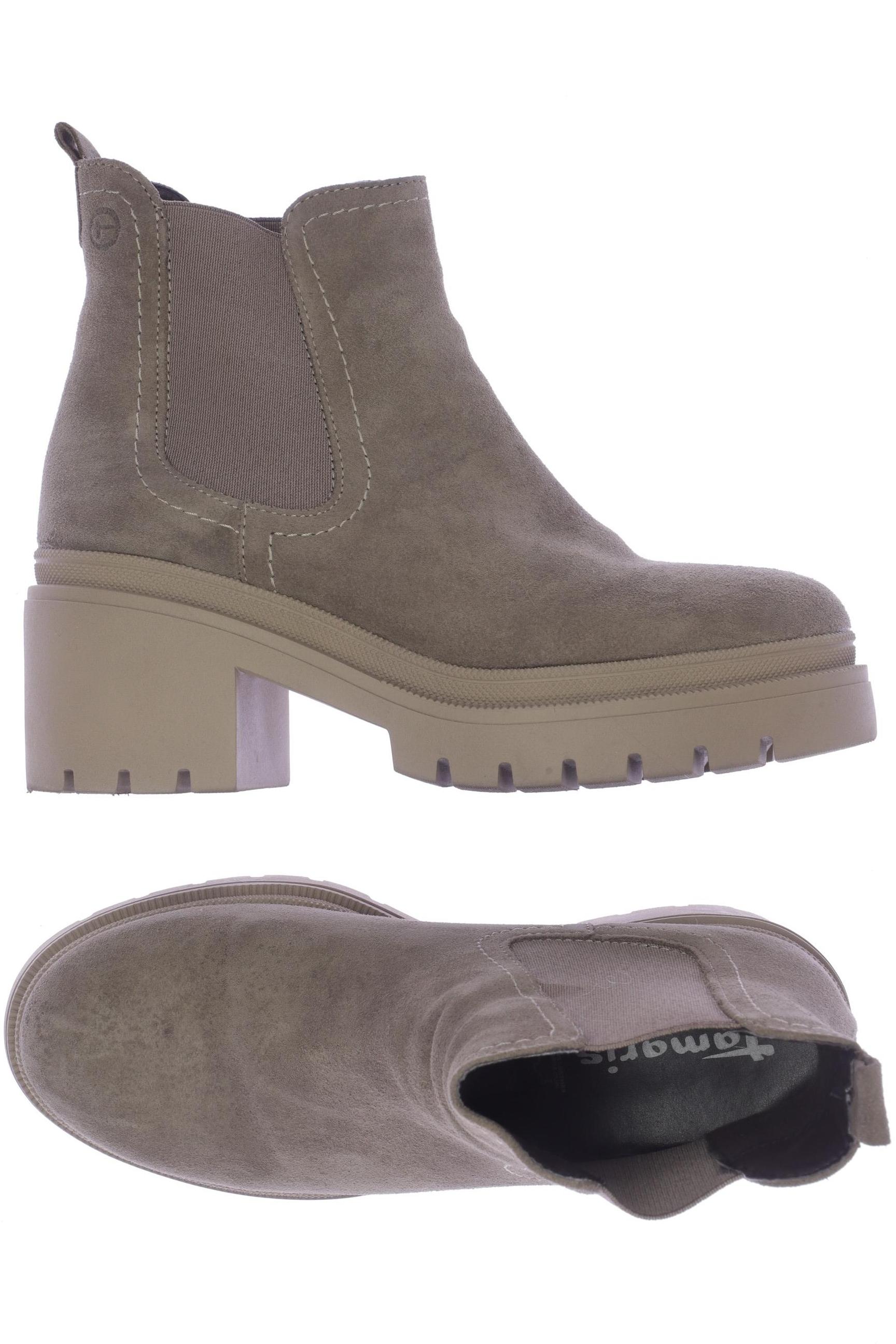 

Tamaris Damen Stiefelette, beige, Gr. 38