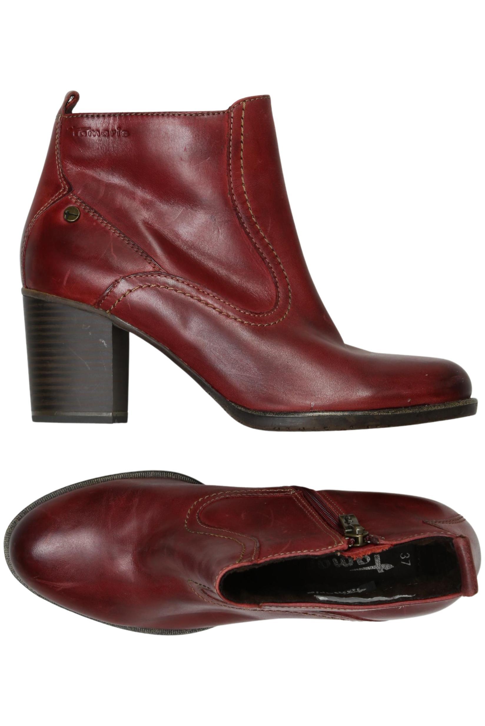 

Tamaris Damen Stiefelette, bordeaux, Gr. 37