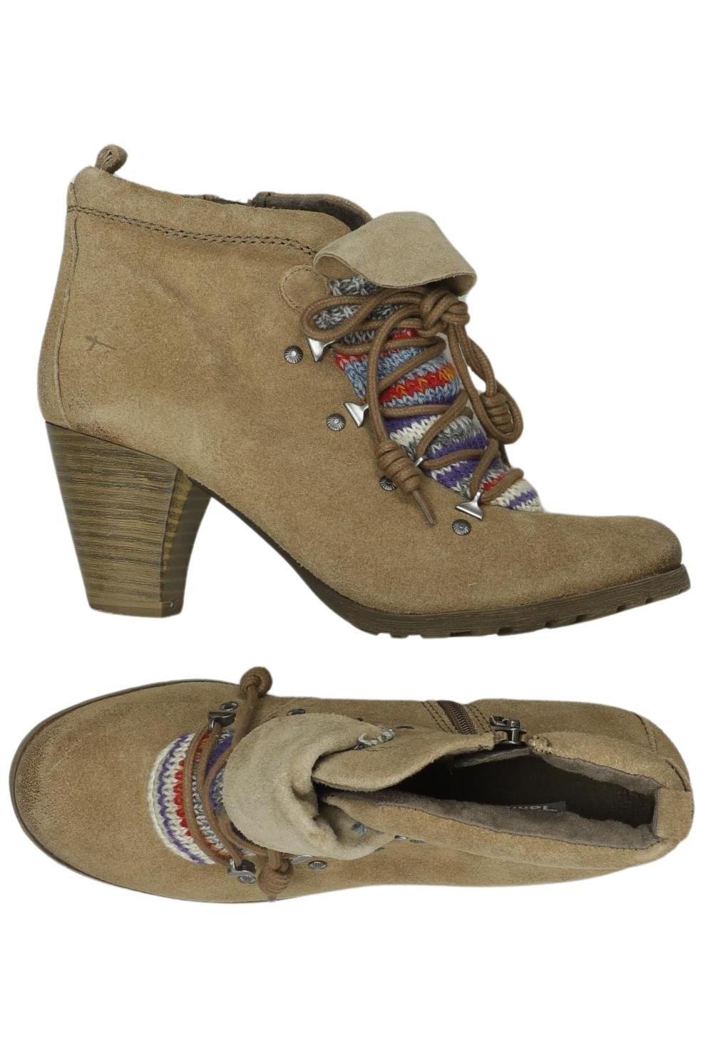 

Tamaris Damen Stiefelette, beige, Gr. 39