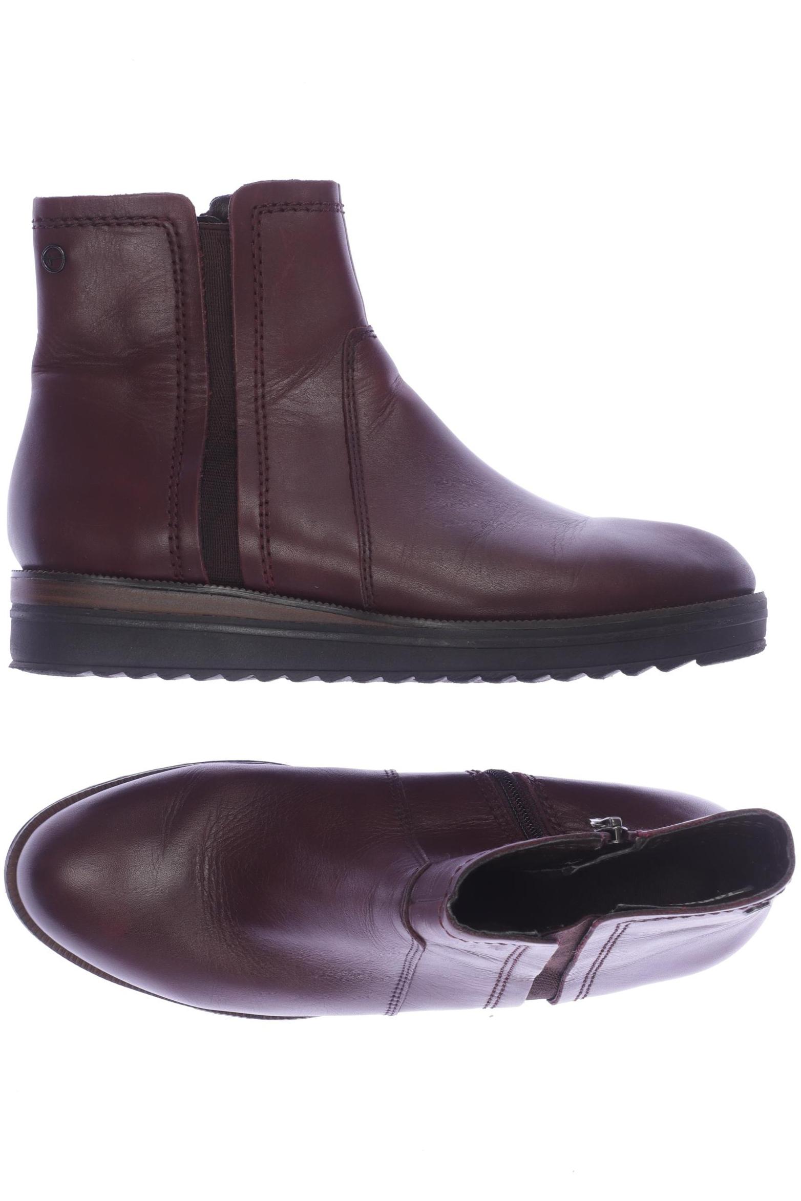 

Tamaris Damen Stiefelette, bordeaux, Gr. 39