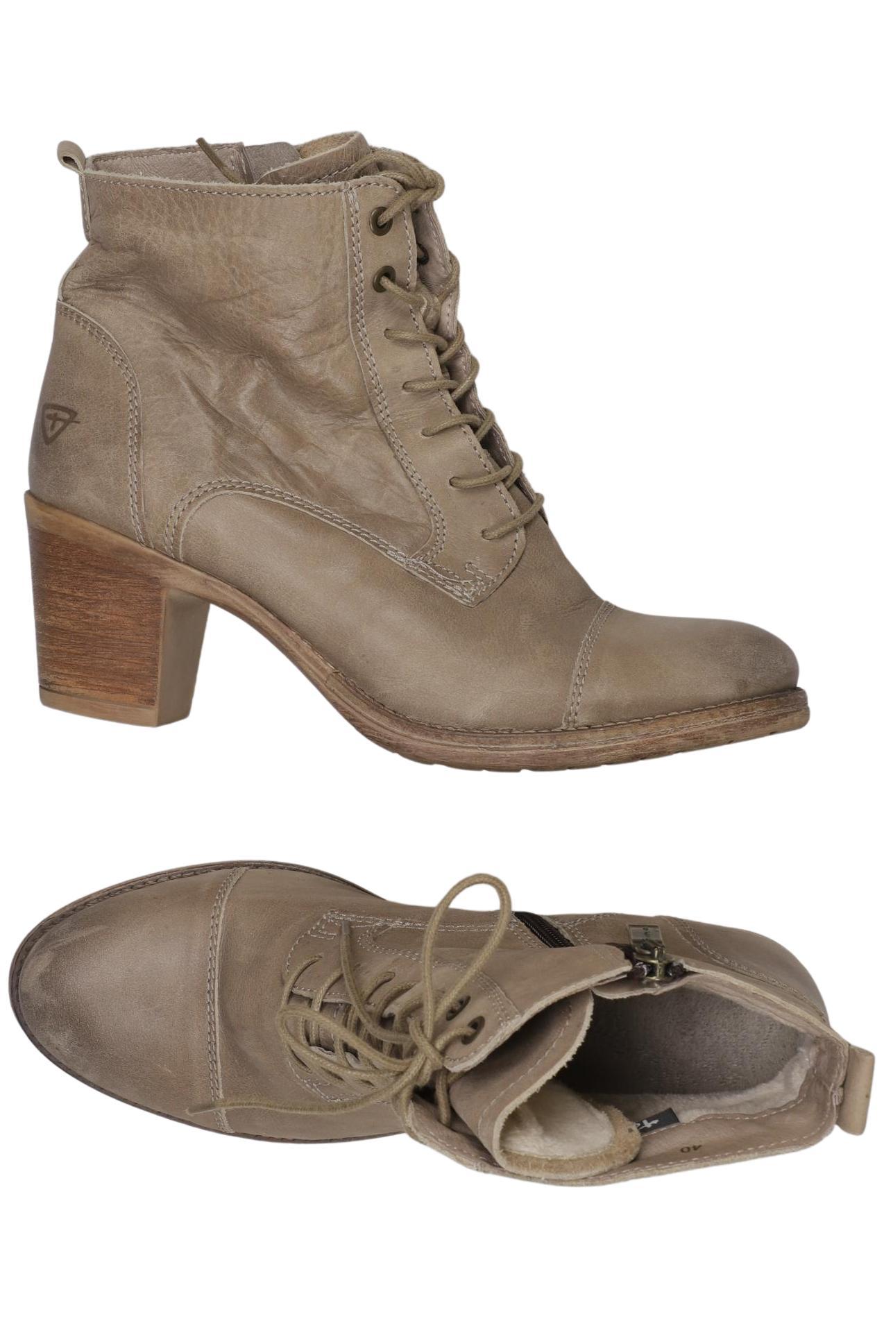

Tamaris Damen Stiefelette, beige, Gr. 40