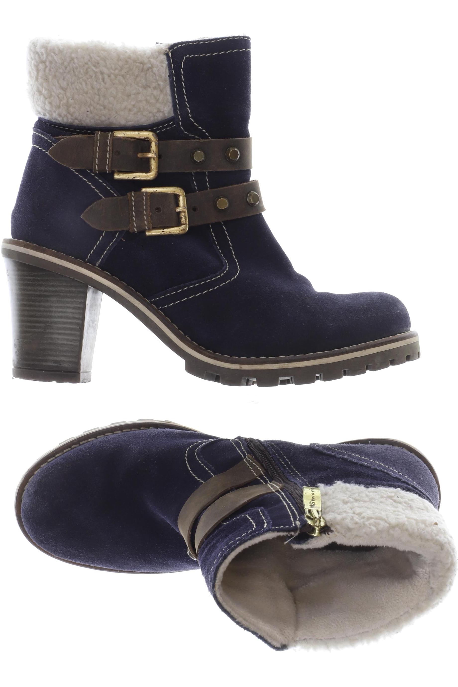 

Tamaris Damen Stiefelette, blau, Gr. 38