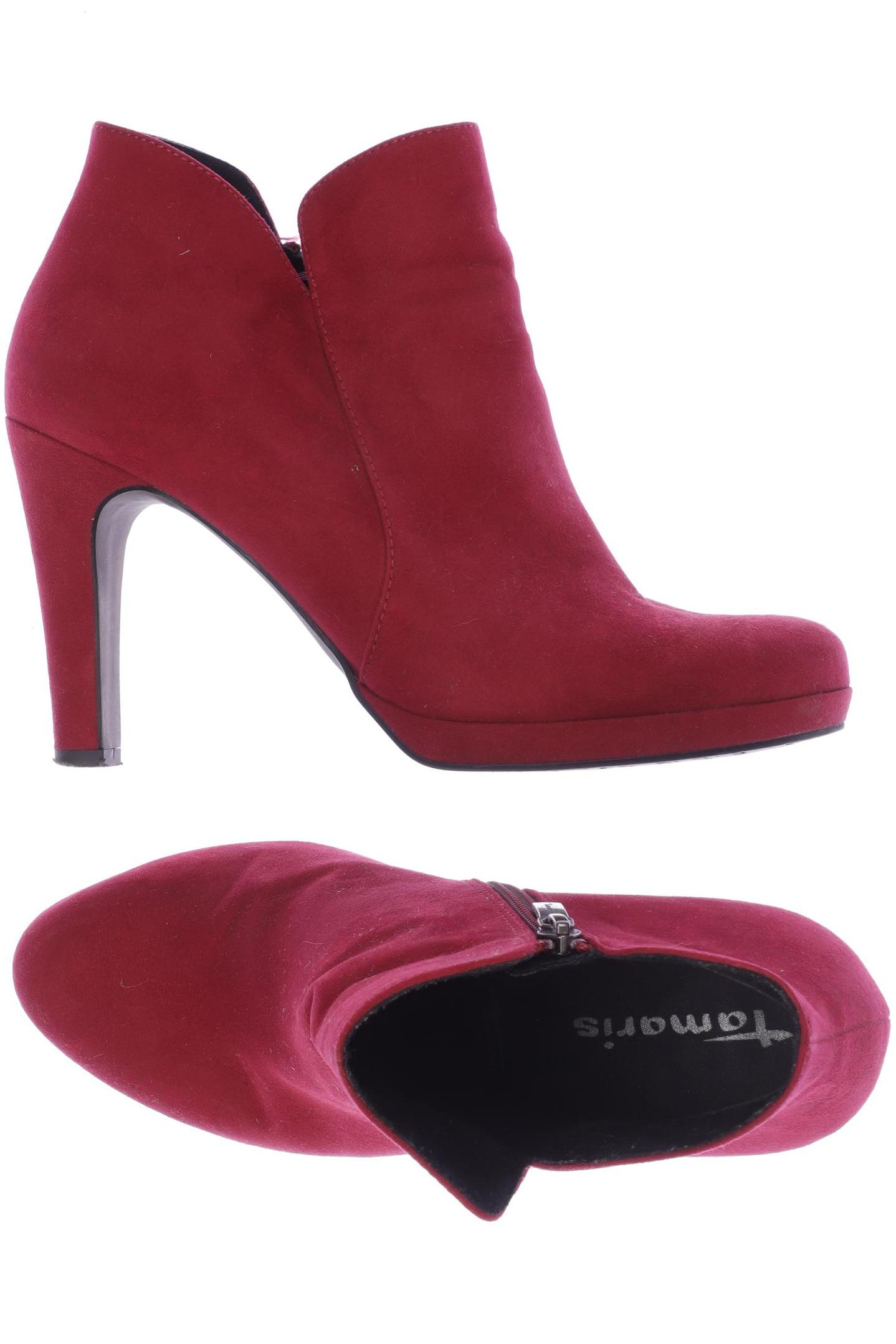 

Tamaris Damen Stiefelette, rot, Gr. 39