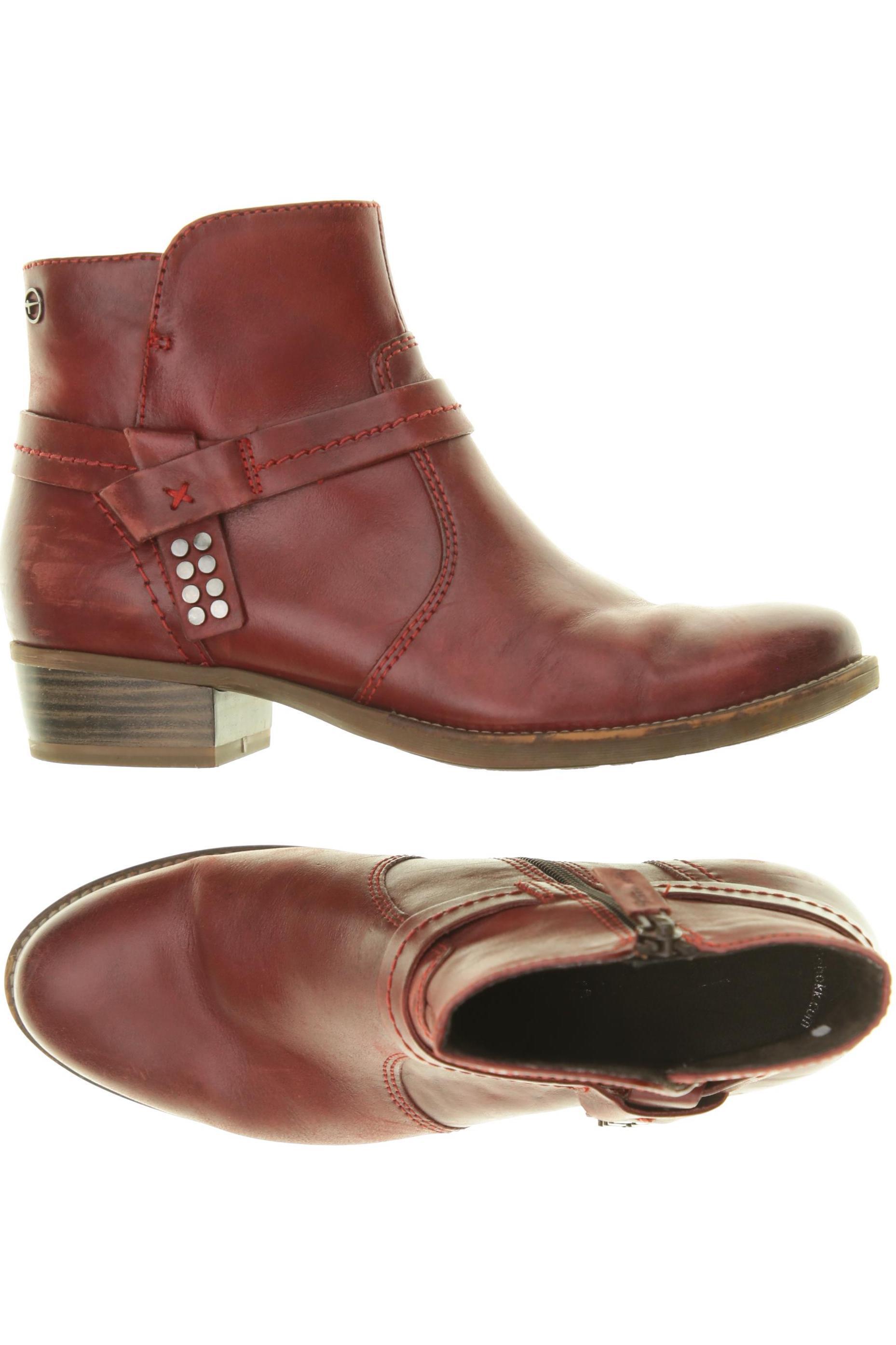 

Tamaris Damen Stiefelette, bordeaux, Gr. 37