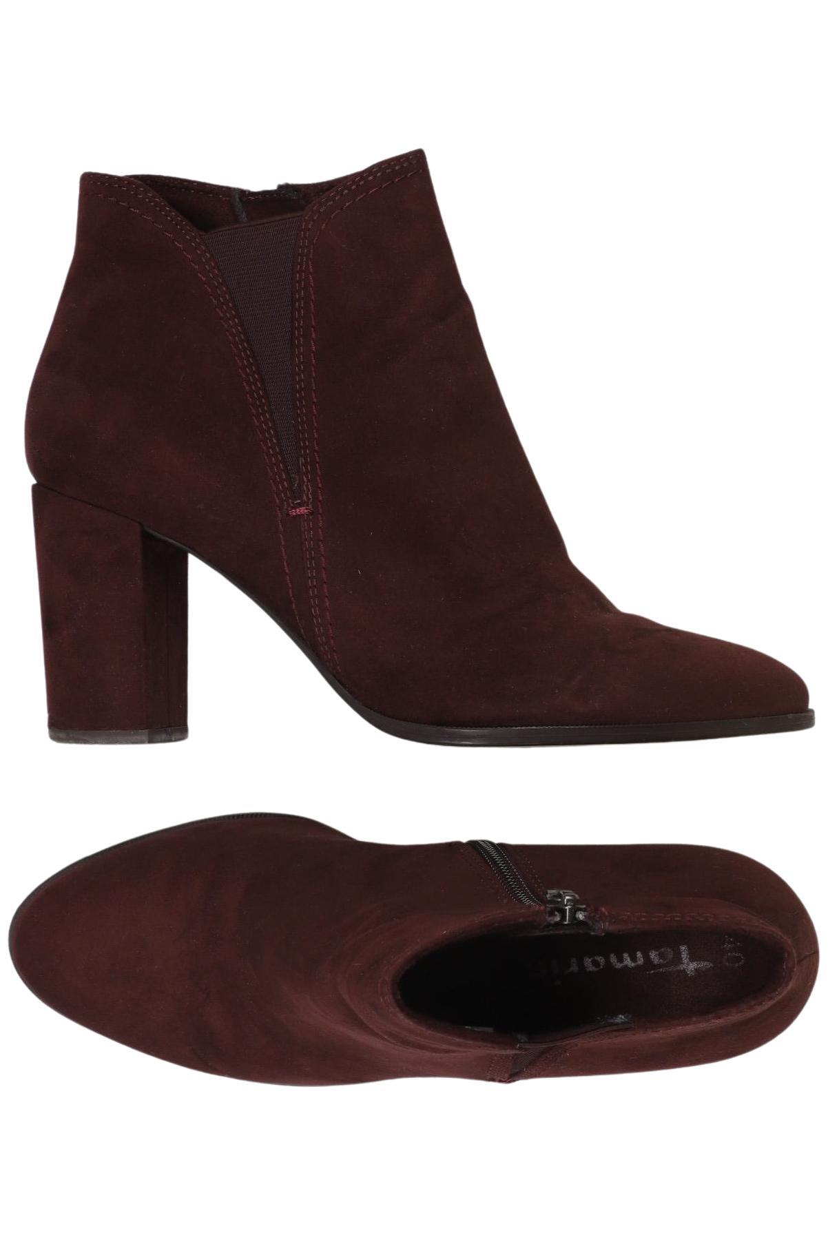 

Tamaris Damen Stiefelette, bordeaux, Gr. 40