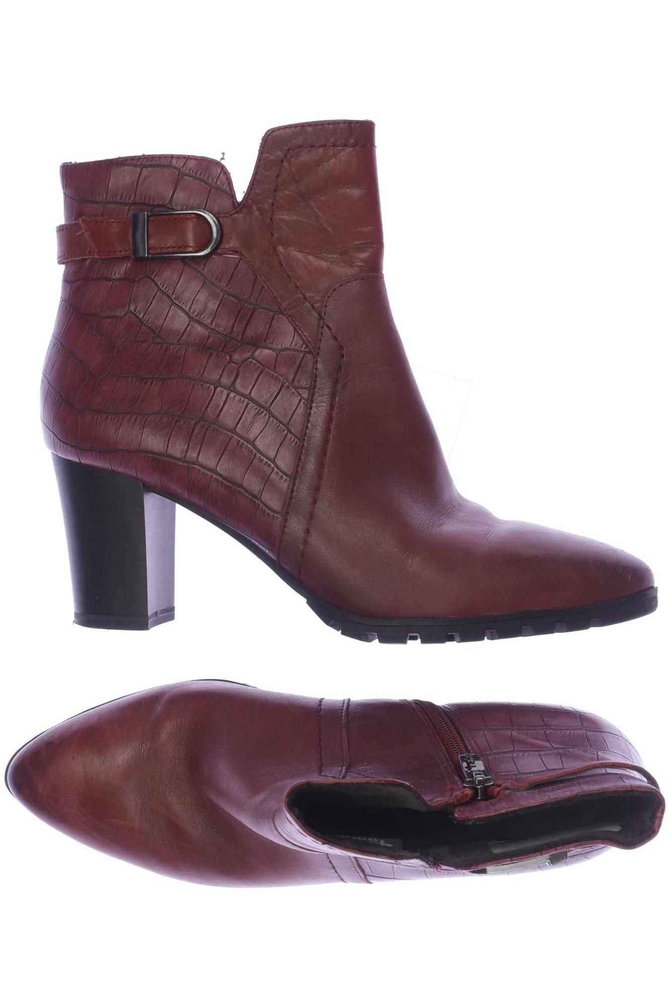 

Tamaris Damen Stiefelette, bordeaux, Gr. 40