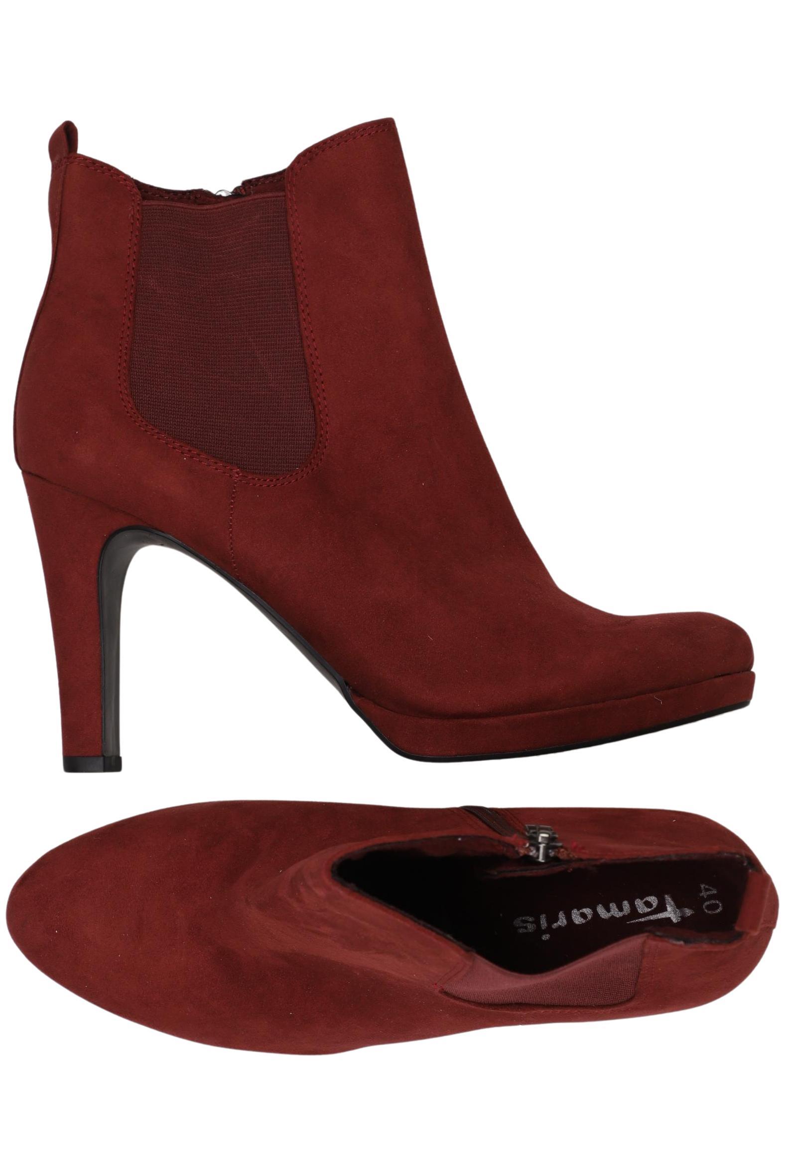 

Tamaris Damen Stiefelette, rot, Gr. 40