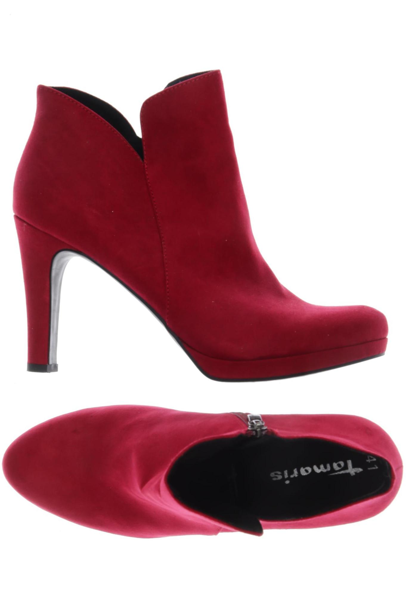 

Tamaris Damen Stiefelette, rot, Gr. 41