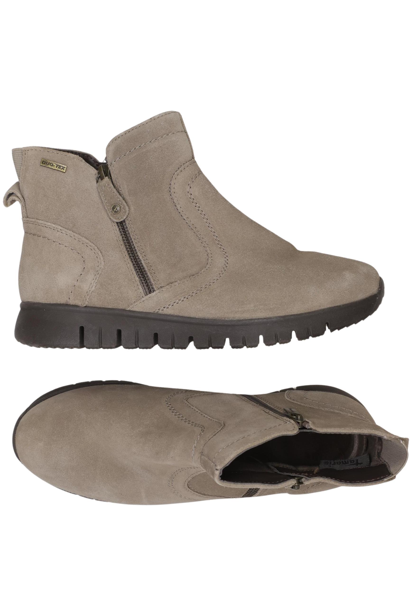 

Tamaris Damen Stiefelette, beige, Gr. 40