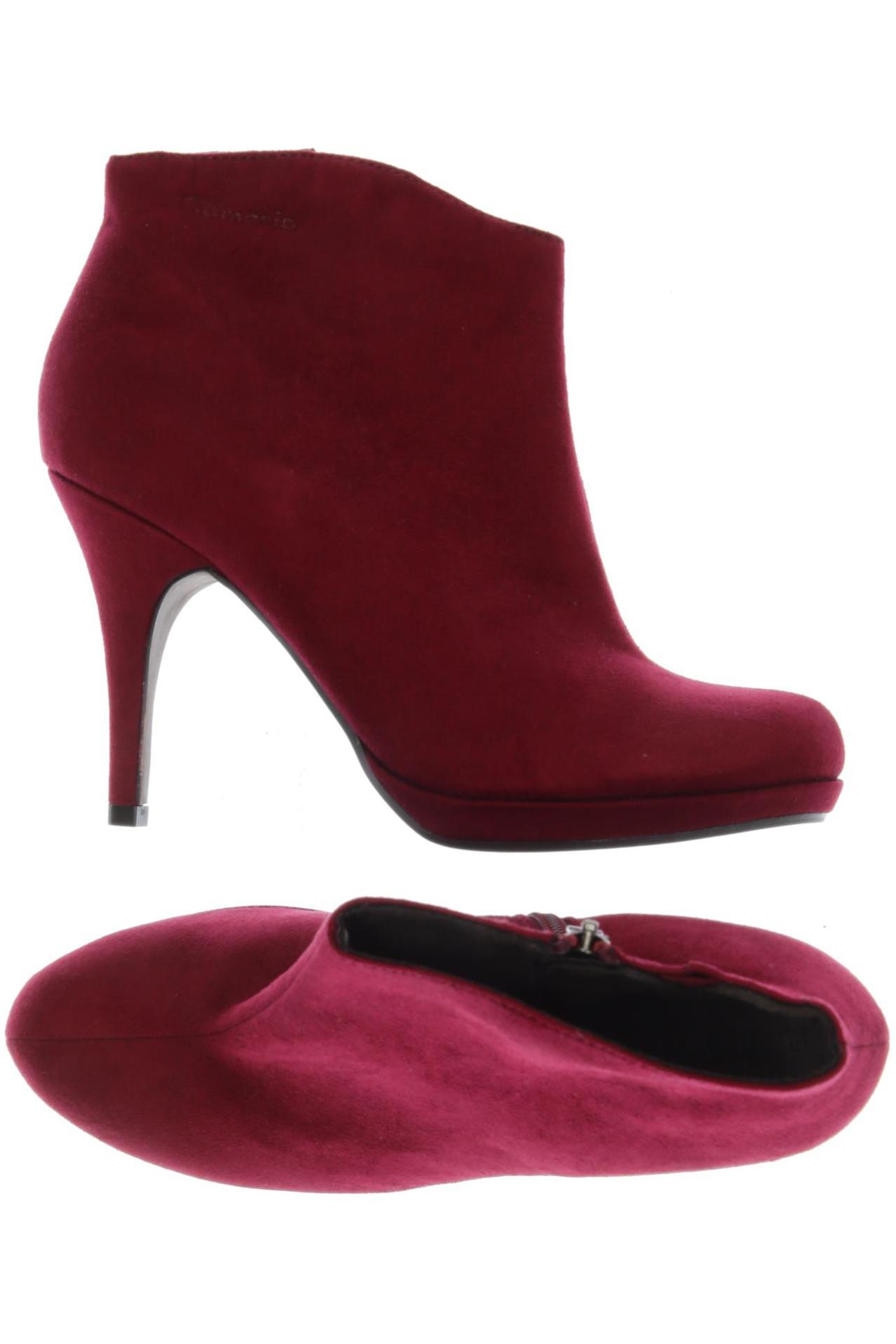 

Tamaris Damen Stiefelette, bordeaux, Gr. 39