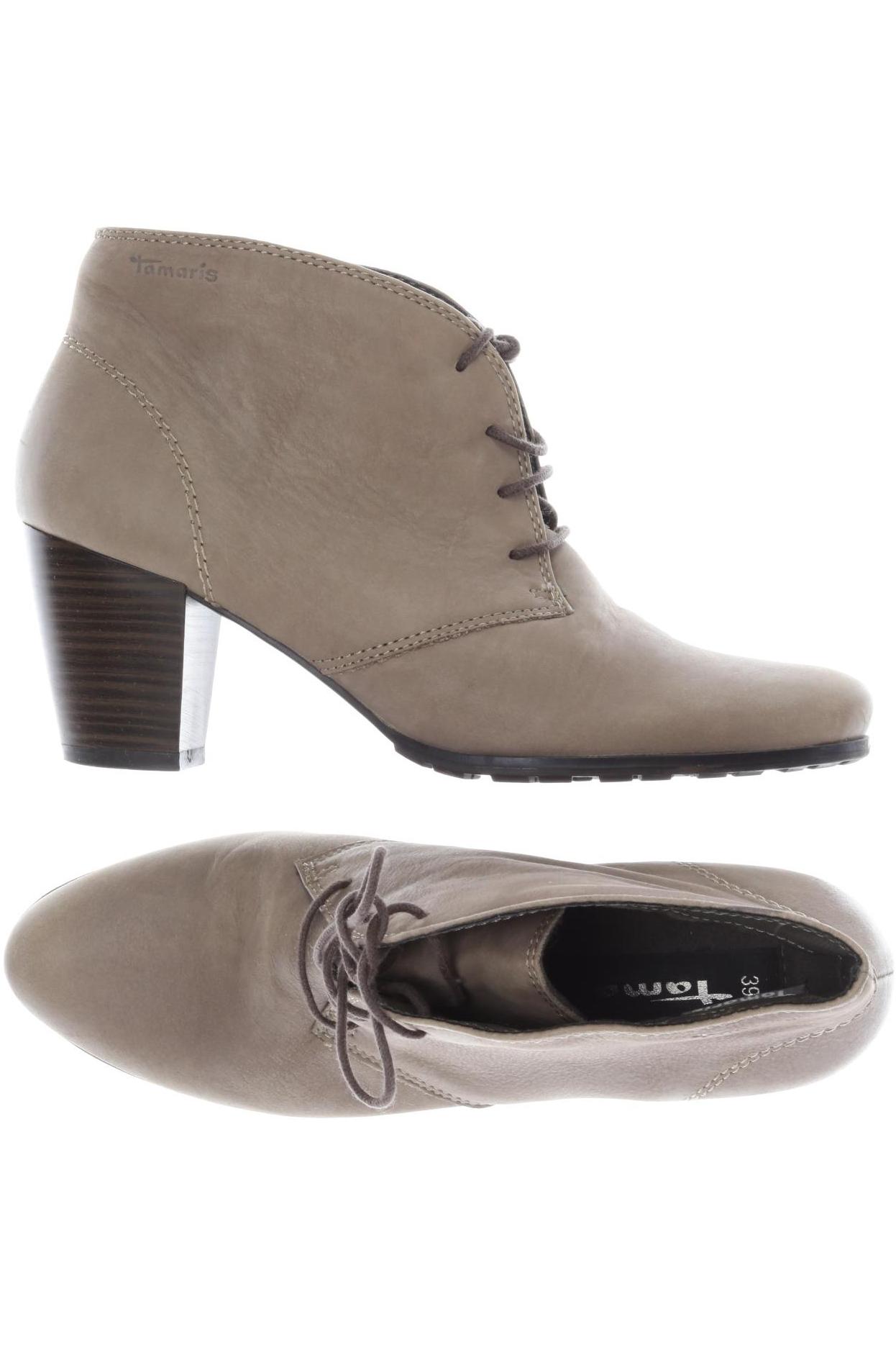 

Tamaris Damen Stiefelette, beige, Gr. 39