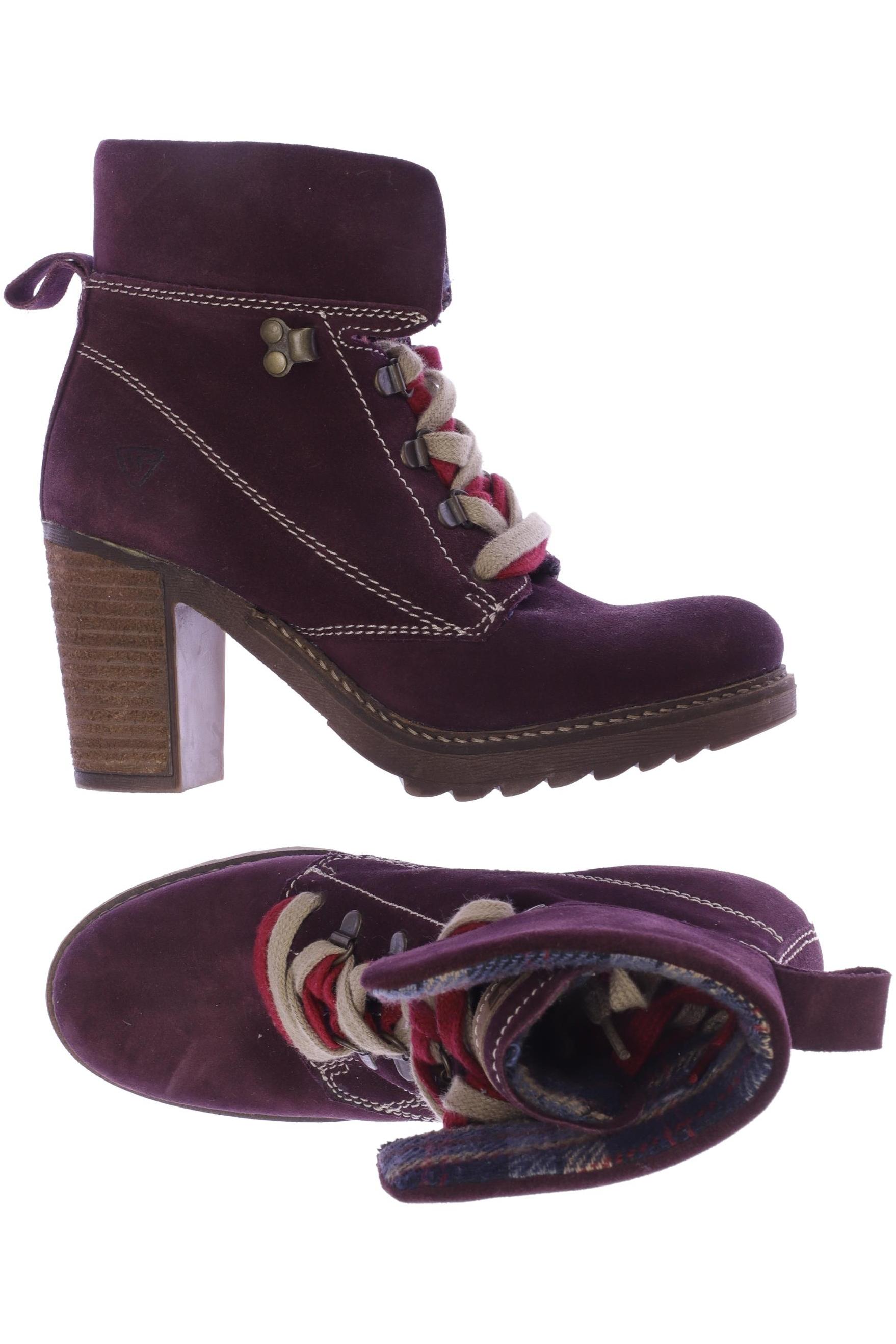 

Tamaris Damen Stiefelette, bordeaux, Gr. 37