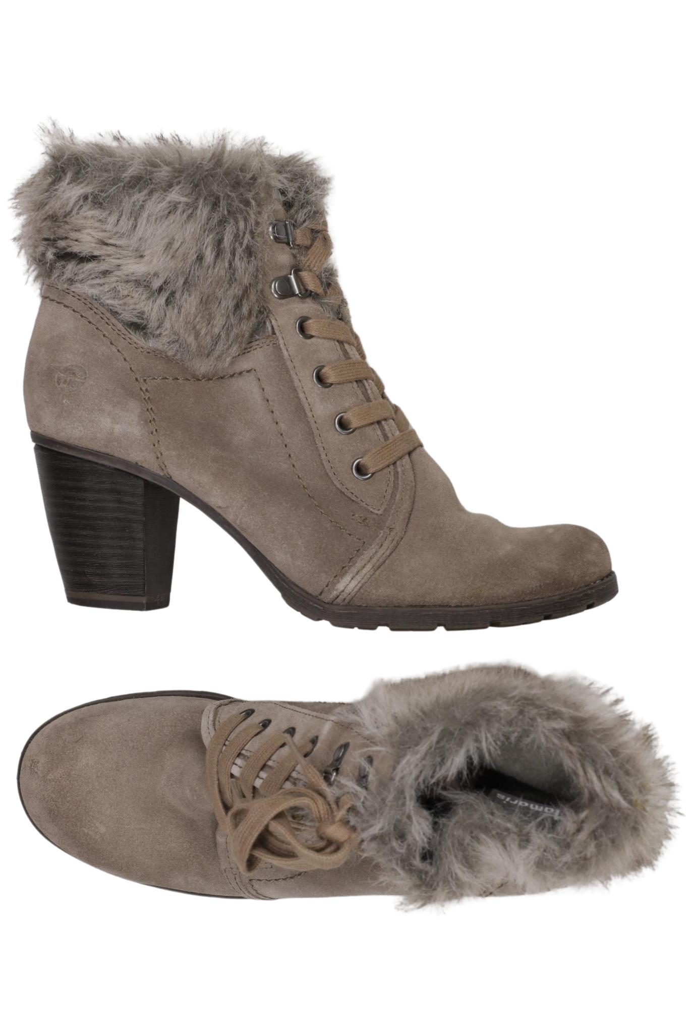 

Tamaris Damen Stiefelette, beige, Gr. 40