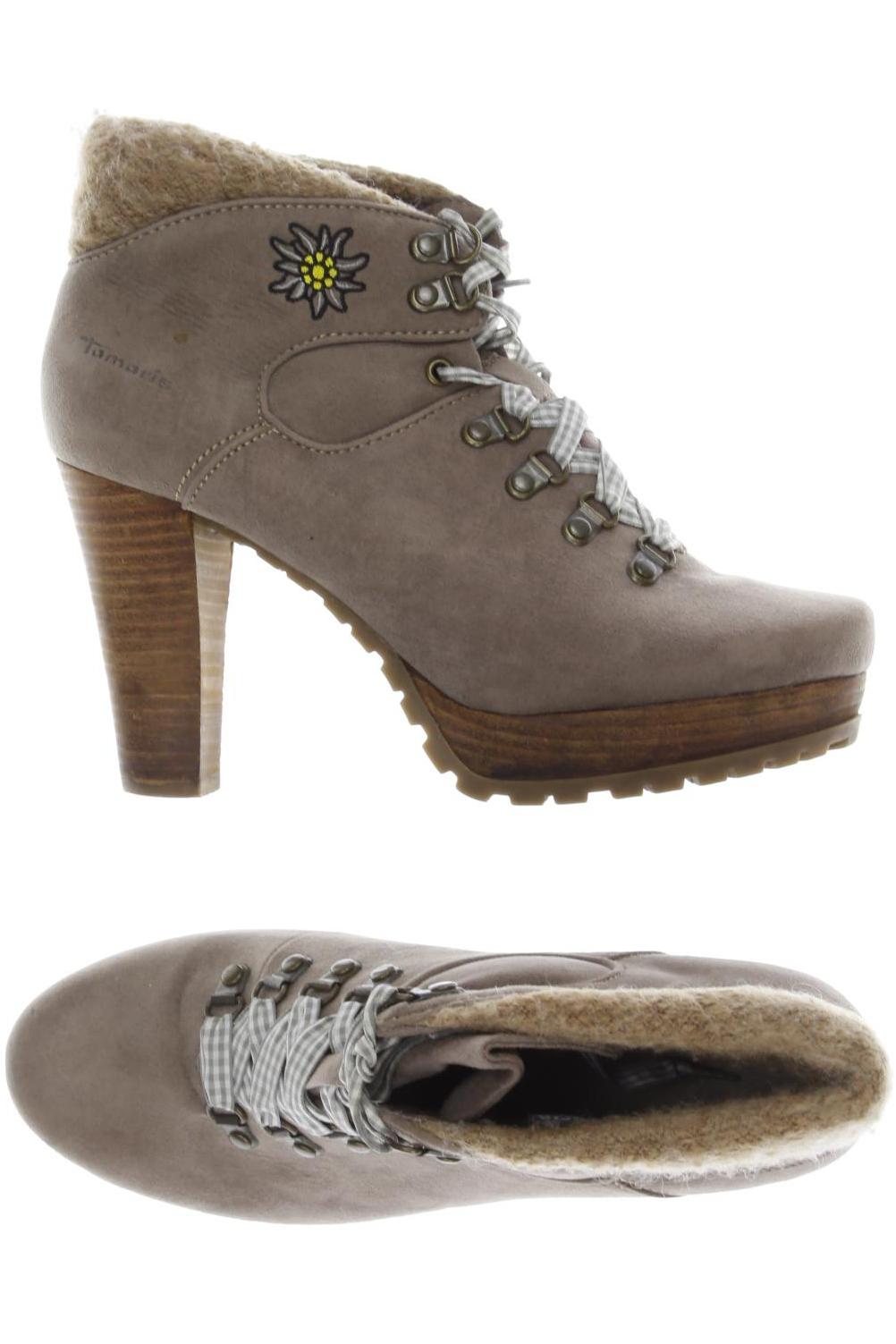 

Tamaris Damen Stiefelette, beige, Gr. 39