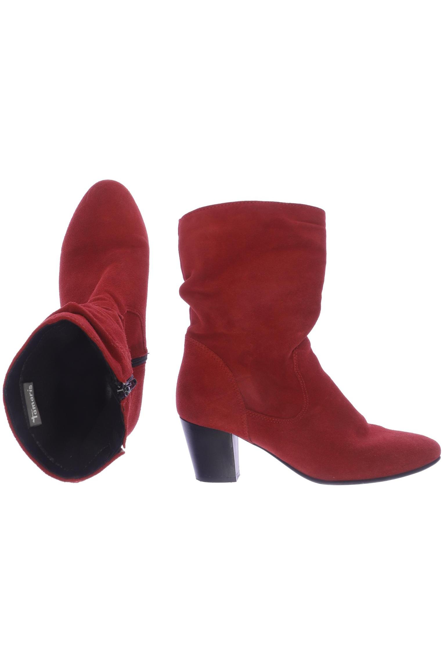 

Tamaris Damen Stiefelette, rot, Gr. 38