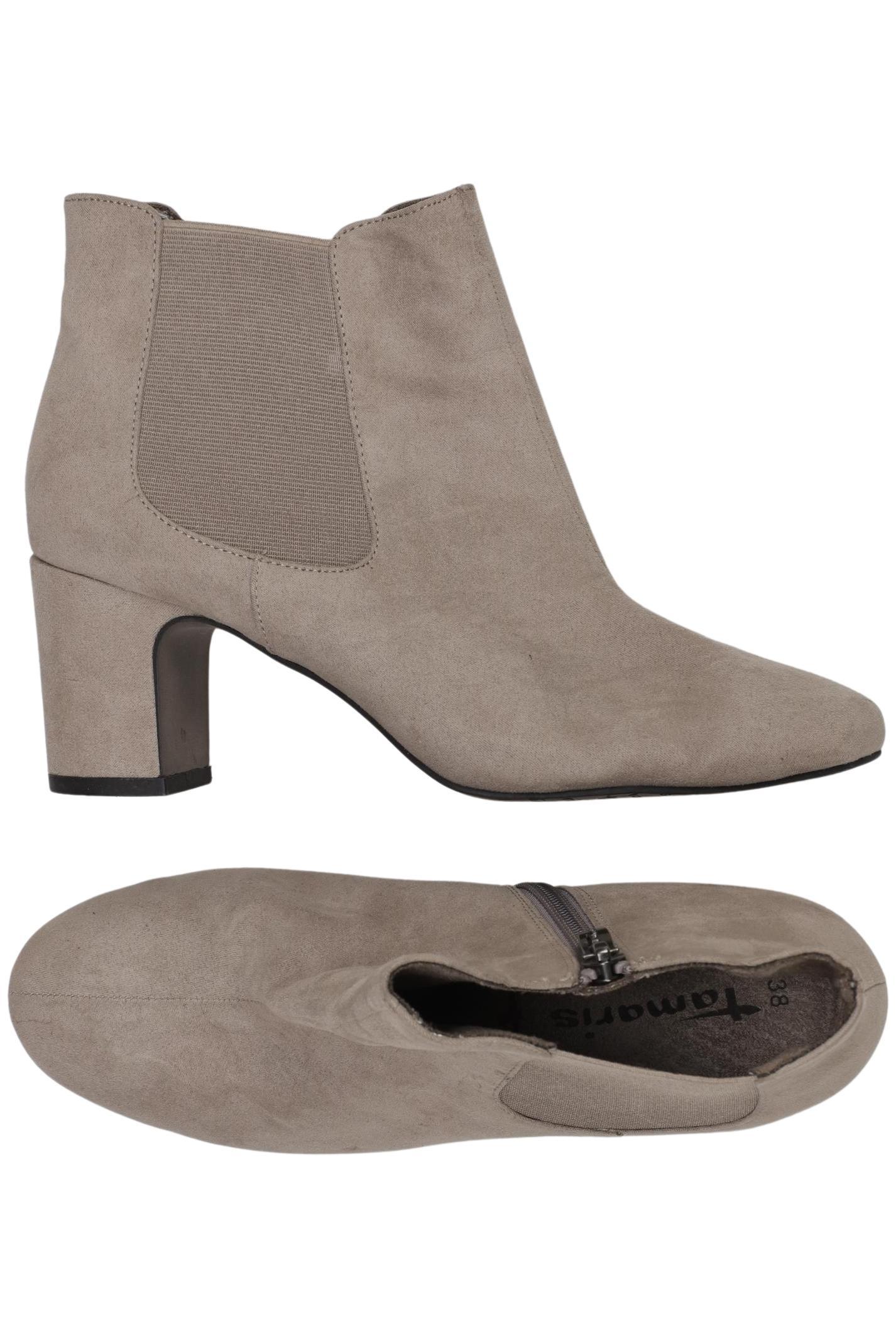 

Tamaris Damen Stiefelette, beige, Gr. 38