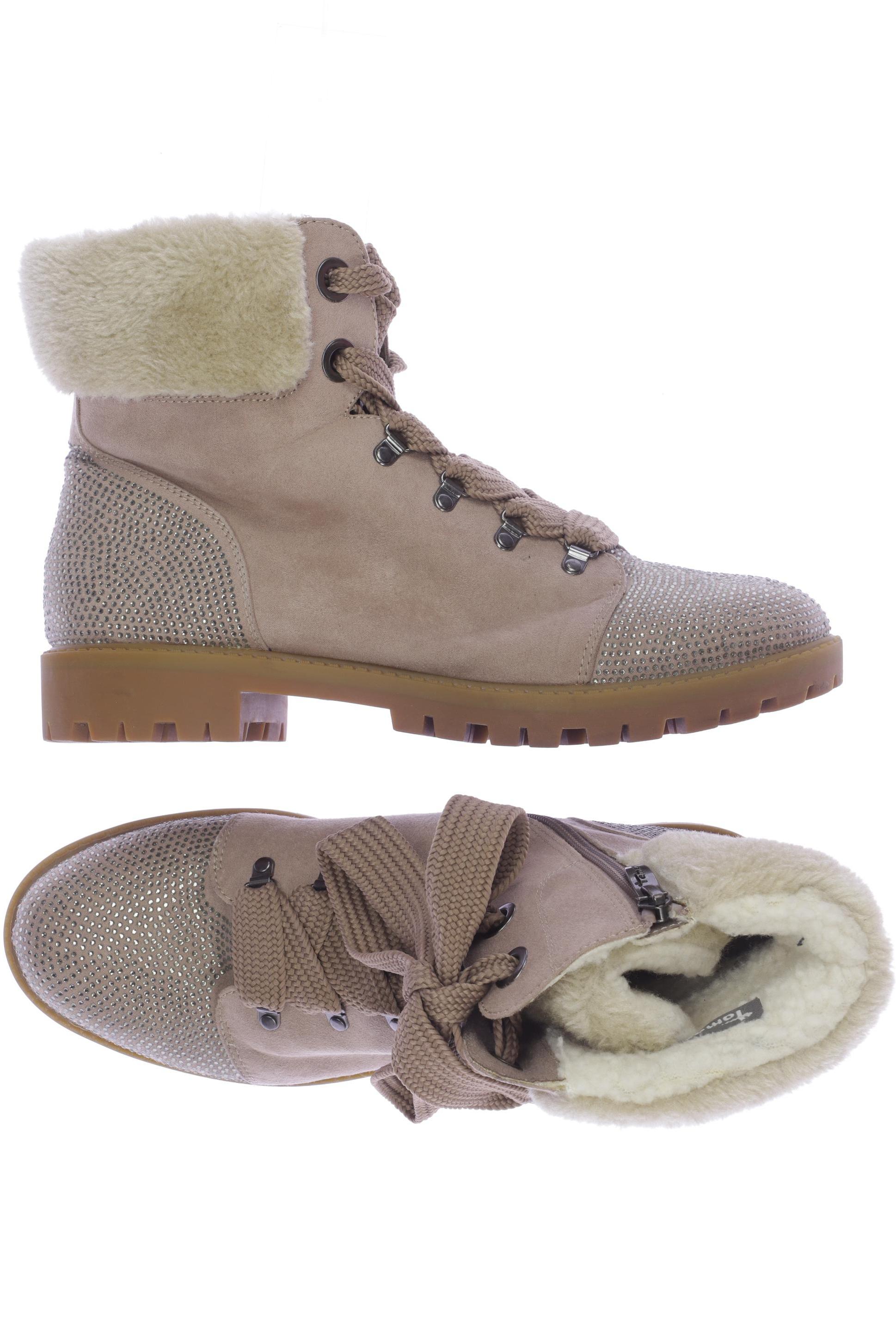 

Tamaris Damen Stiefelette, beige, Gr. 41
