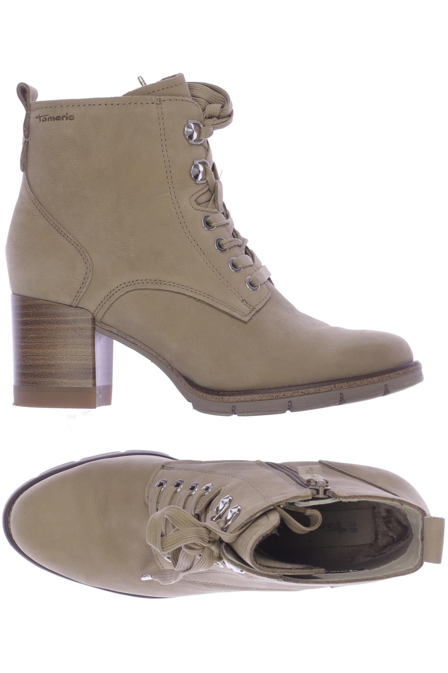 

Tamaris Damen Stiefelette, beige, Gr. 38