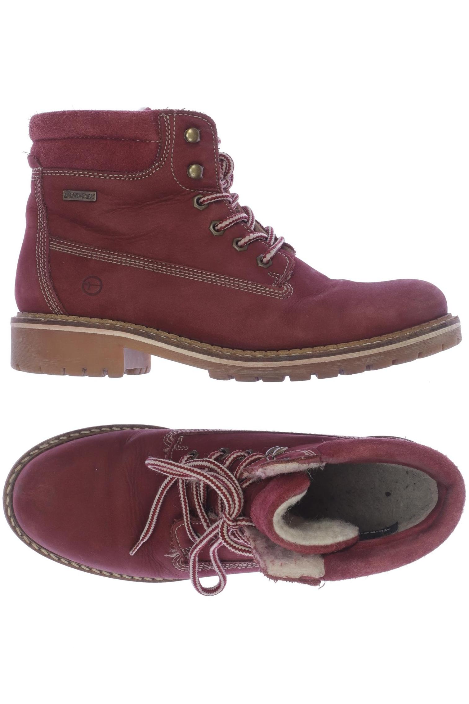 

Tamaris Damen Stiefelette, bordeaux, Gr. 41