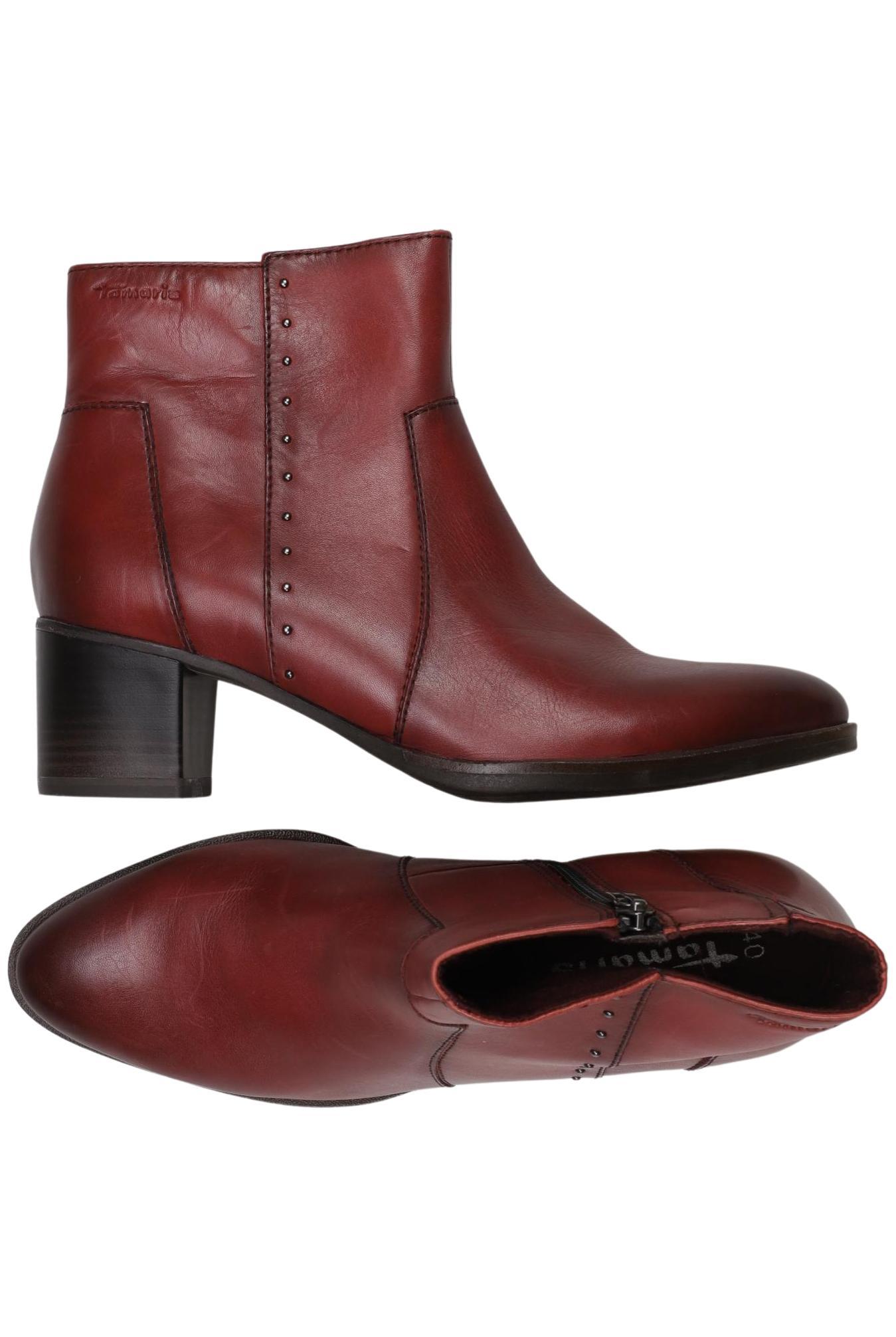 

Tamaris Damen Stiefelette, rot, Gr. 40