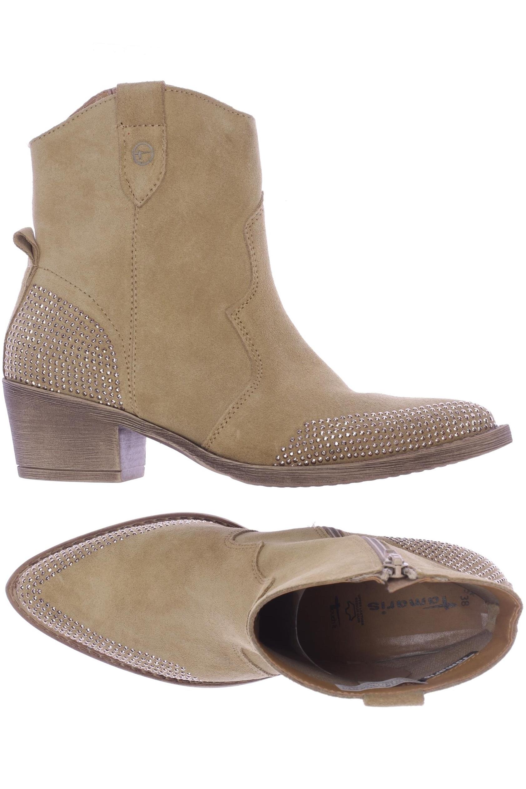 

Tamaris Damen Stiefelette, beige, Gr. 38