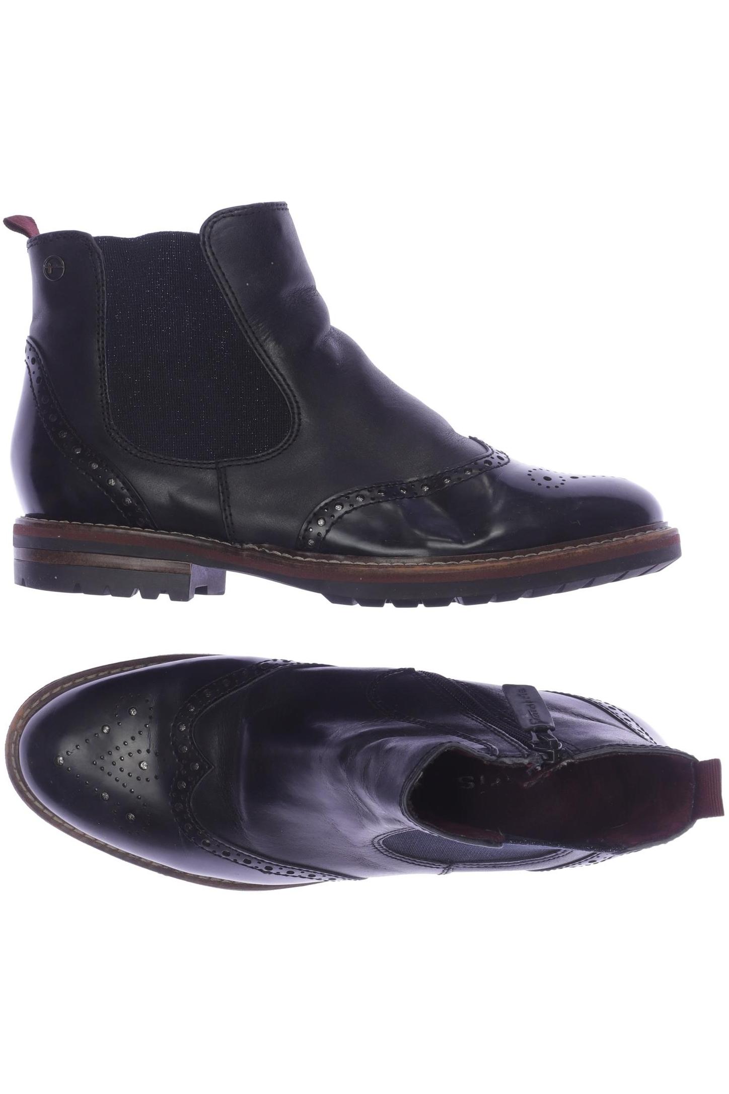 

Tamaris Damen Stiefelette, marineblau, Gr. 38