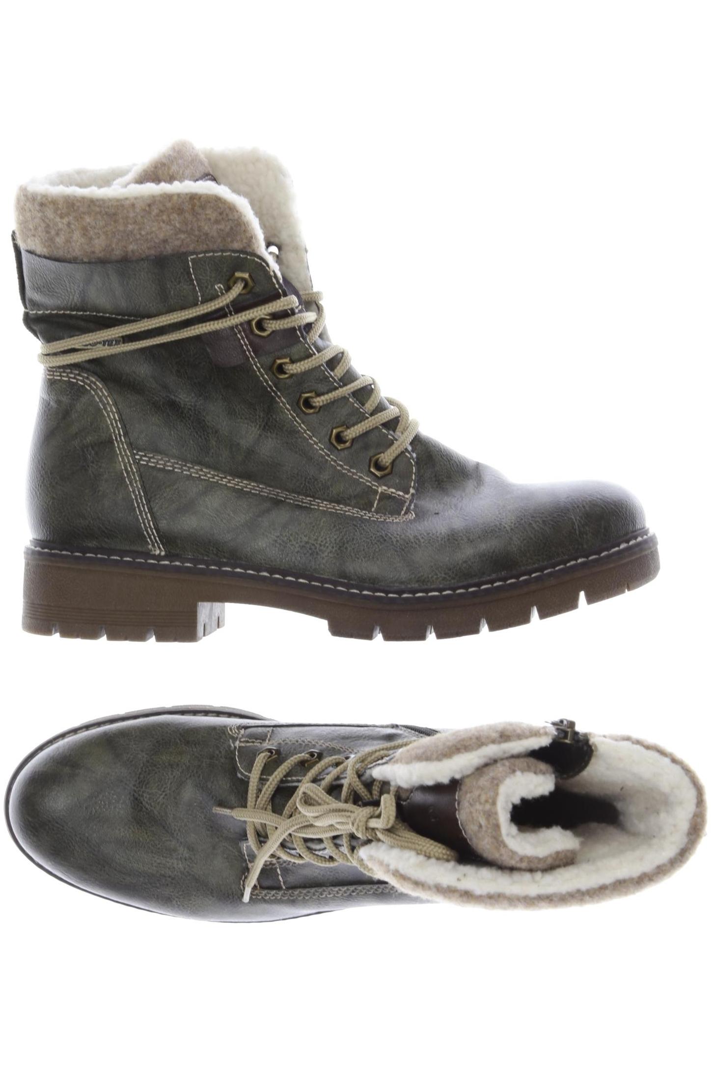 

Tamaris Damen Stiefelette, grün, Gr. 41