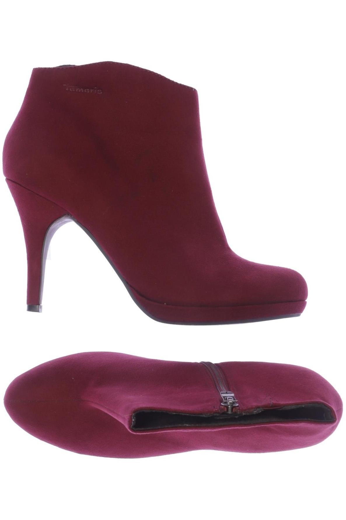 

Tamaris Damen Stiefelette, bordeaux, Gr. 40