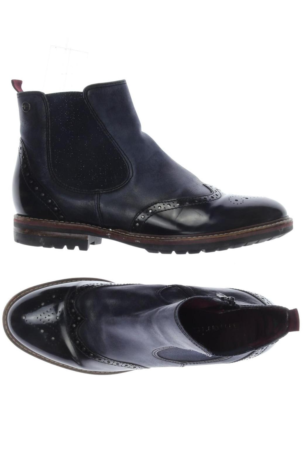 

Tamaris Damen Stiefelette, marineblau, Gr. 40