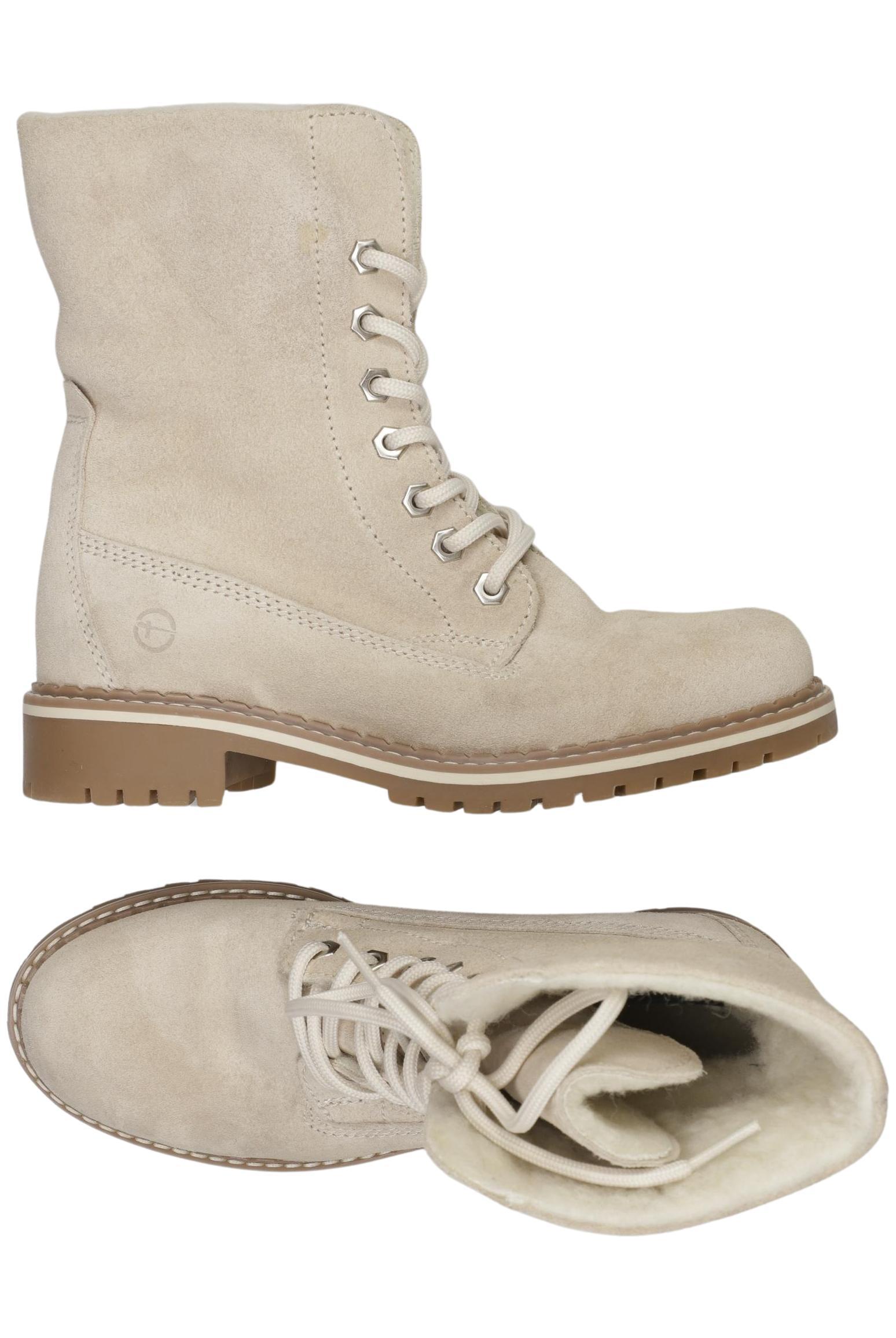 

Tamaris Damen Stiefelette, beige, Gr. 36