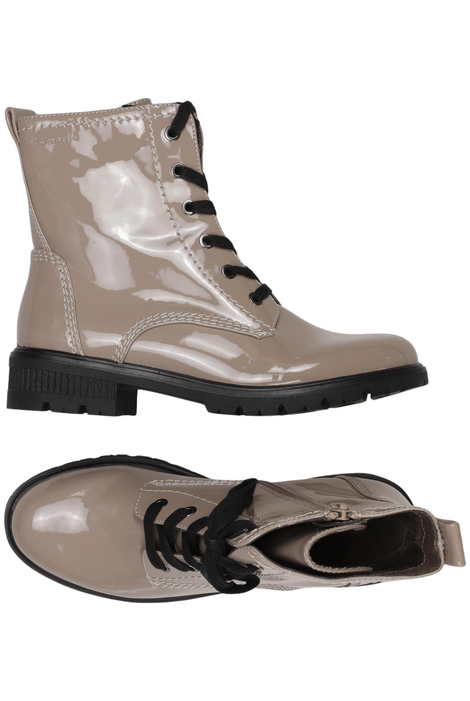 

Tamaris Damen Stiefelette, beige, Gr. 38