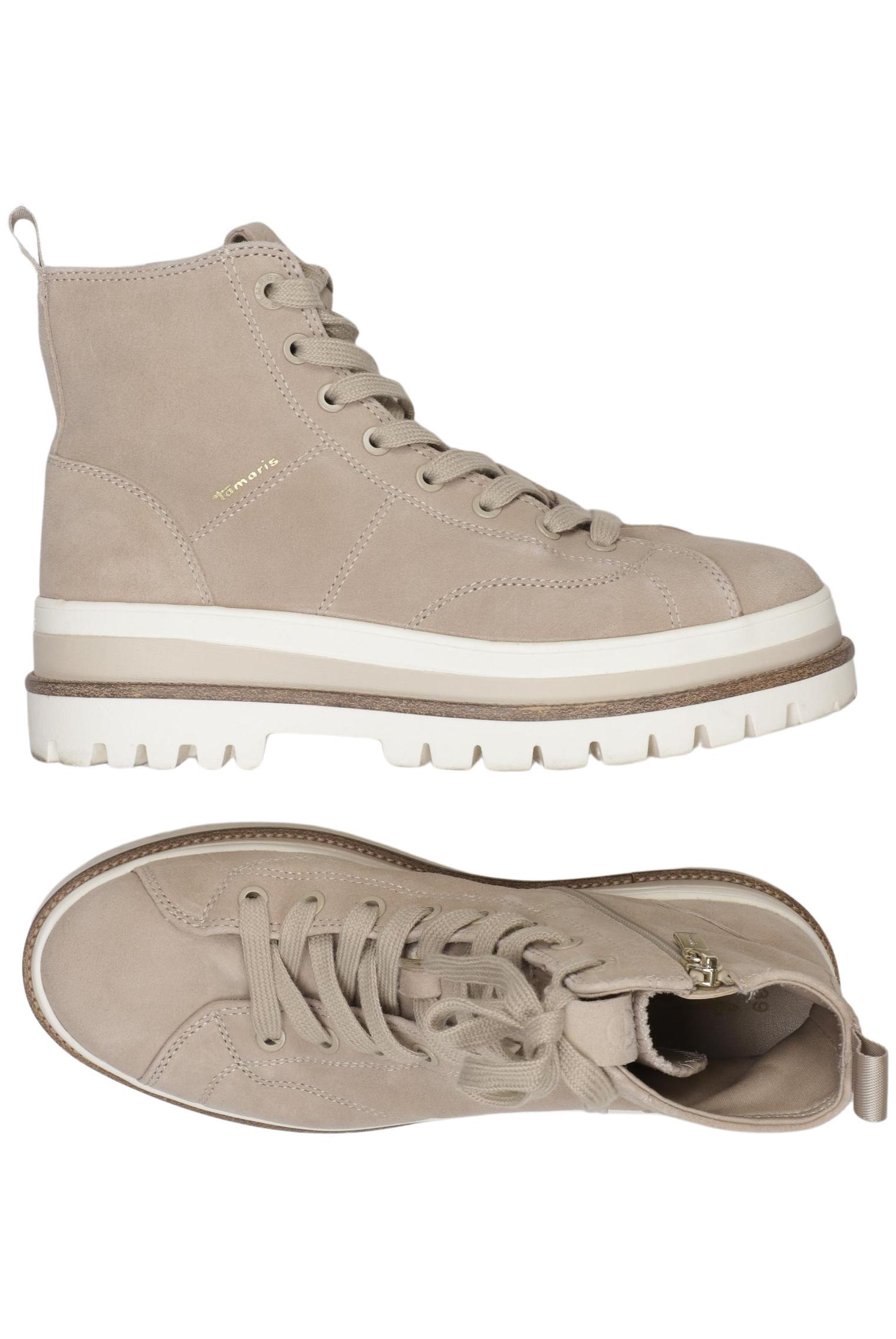 

Tamaris Damen Stiefelette, beige, Gr. 39