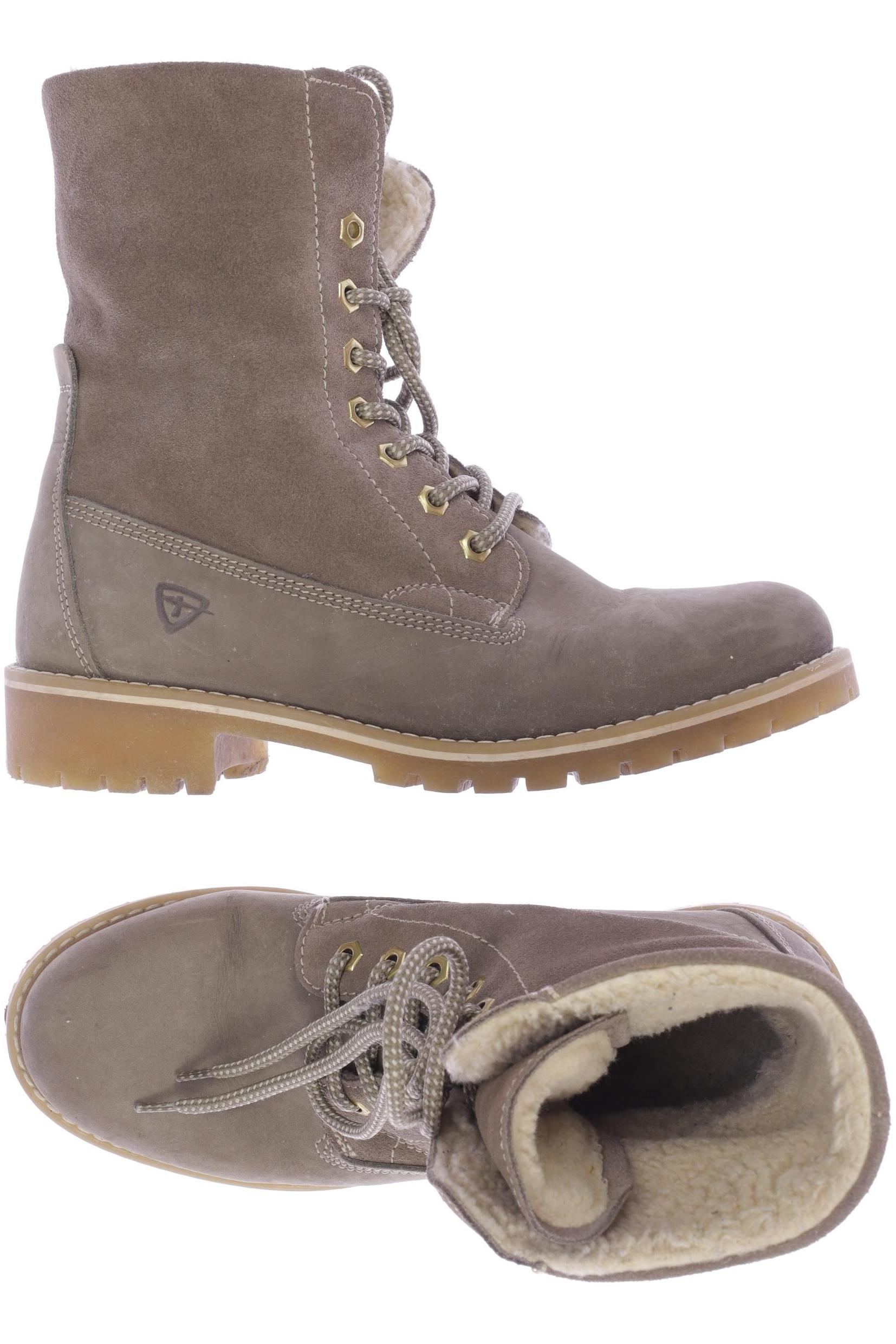 

Tamaris Damen Stiefelette, beige, Gr. 38
