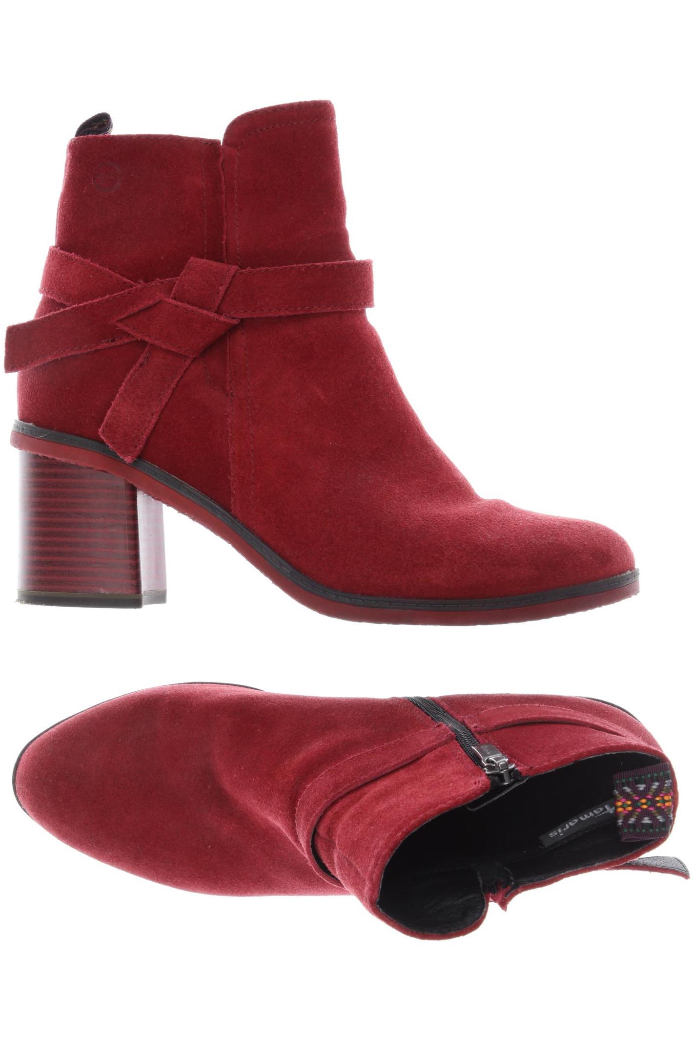 

Tamaris Damen Stiefelette, rot, Gr. 41