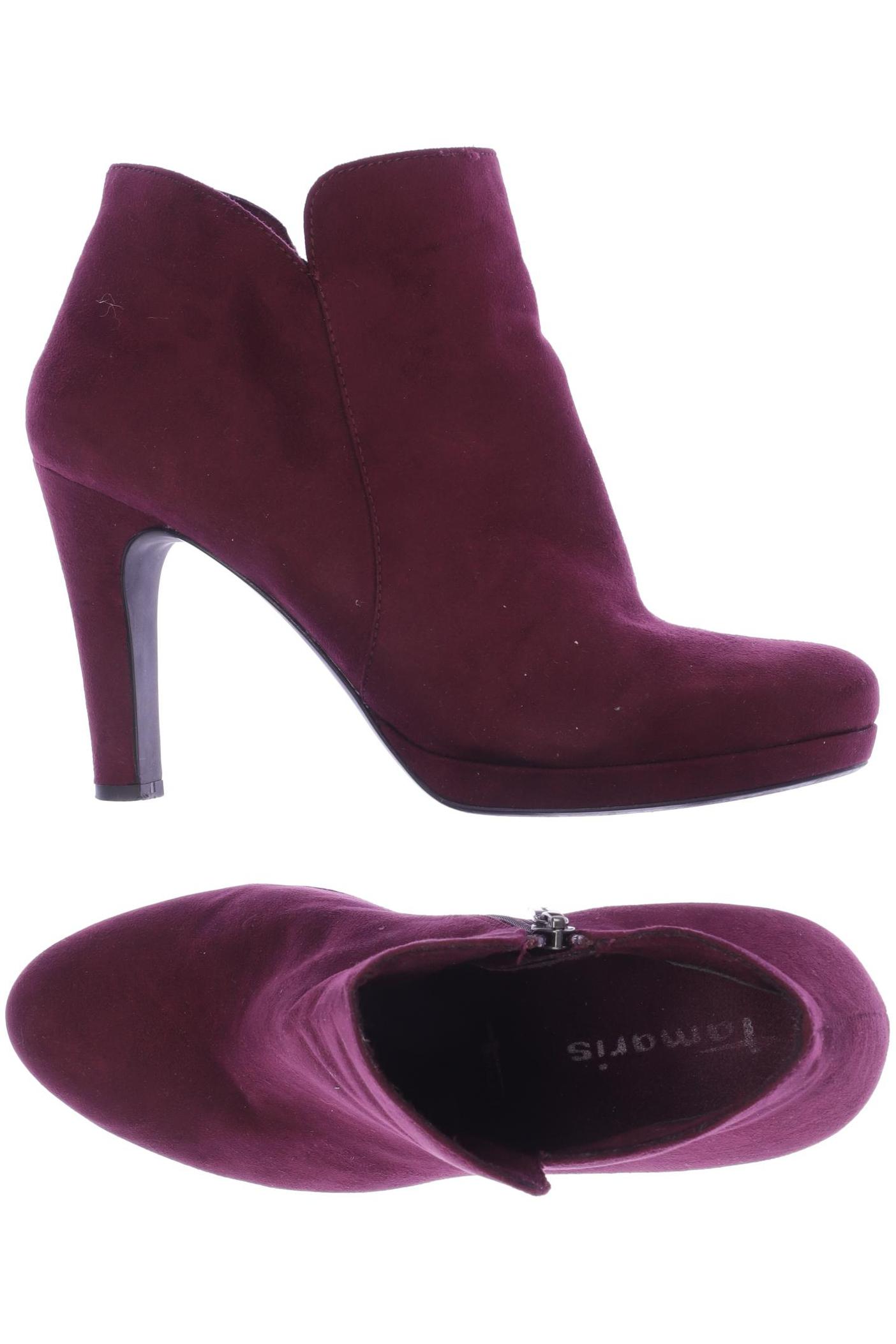 

Tamaris Damen Stiefelette, bordeaux, Gr. 39